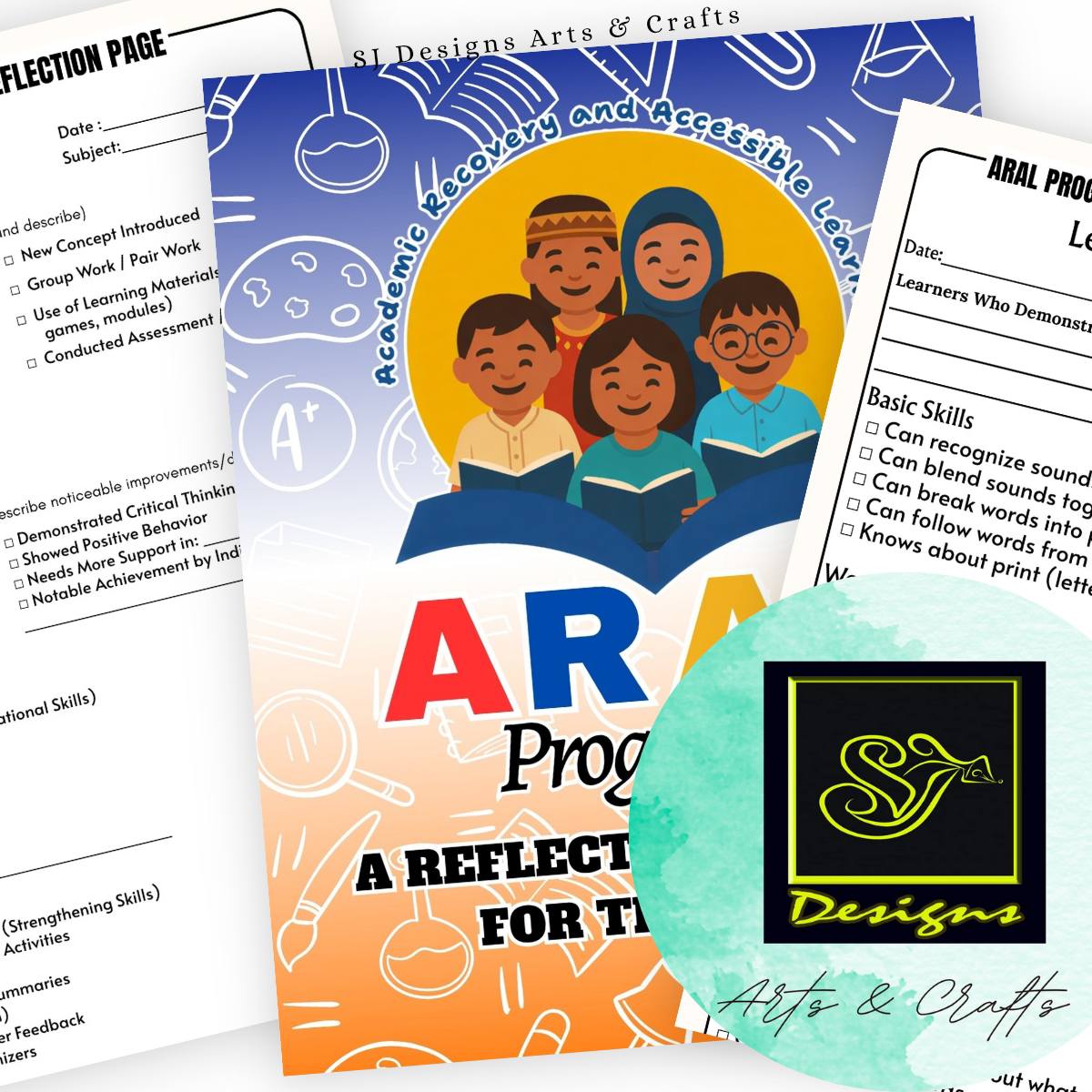 🌟 ARAL Program Reflective Journal FOR TEACHERS /TUTORS (A4 Size) 🌟PDF ...