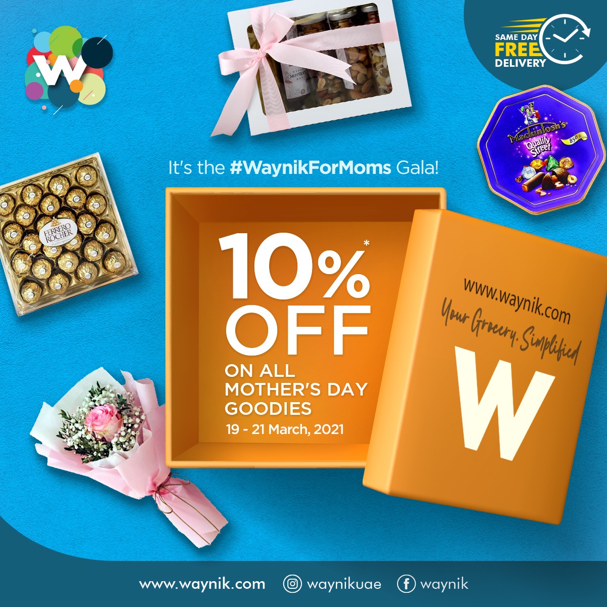 Waynik - Get flat 10% off on all Mother’s Day gifts and... | Facebook