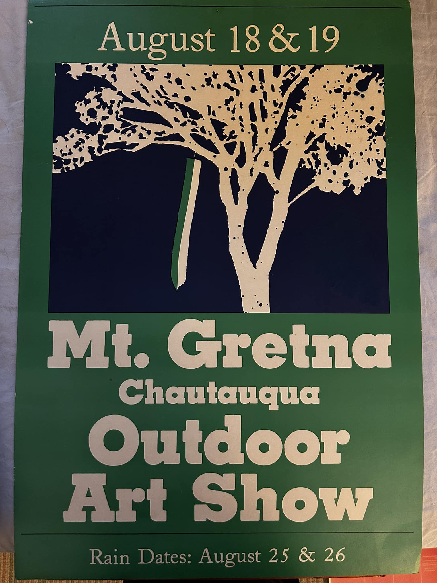 Mt. Gretna | Can anyone help me identify the year of this art show ...