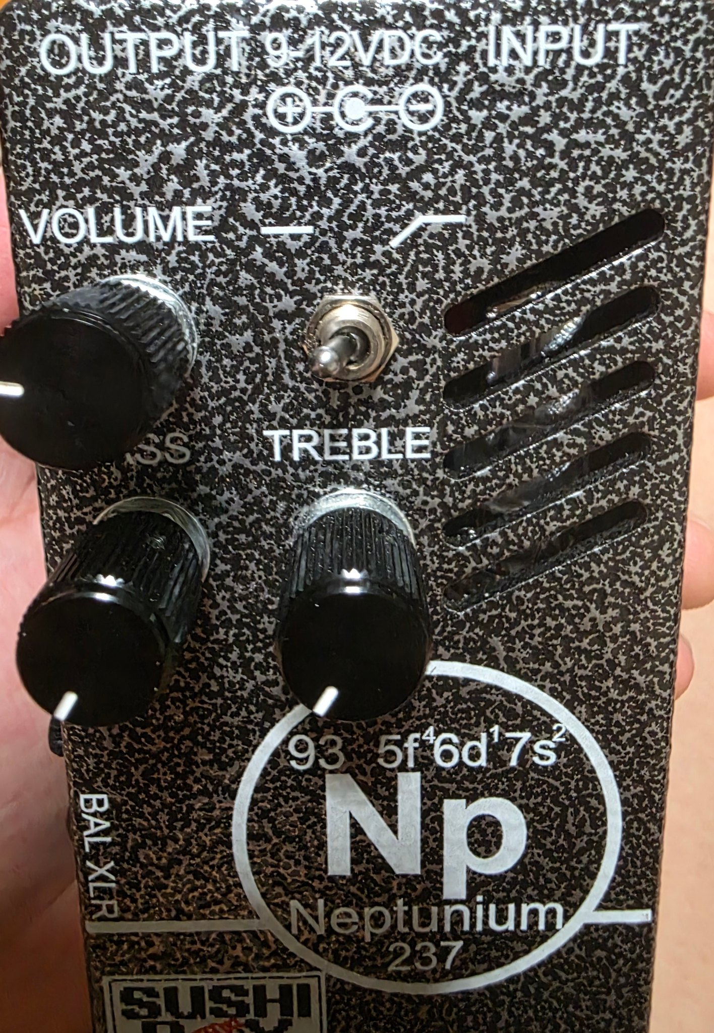 Neptunium pedal discontinued by Sushi Box Pedals