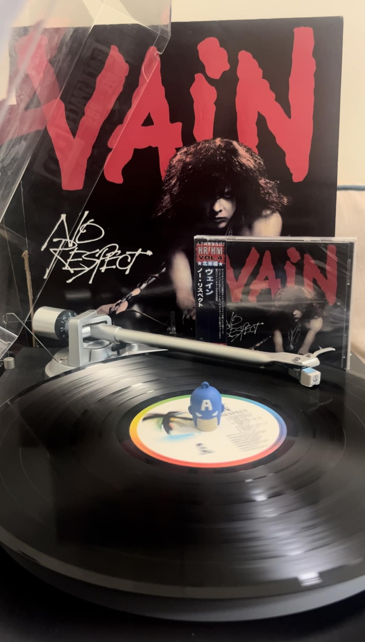 VAiN No Respect レコード LP US盤 1989年 June 15th 1989 - Vain released the album 