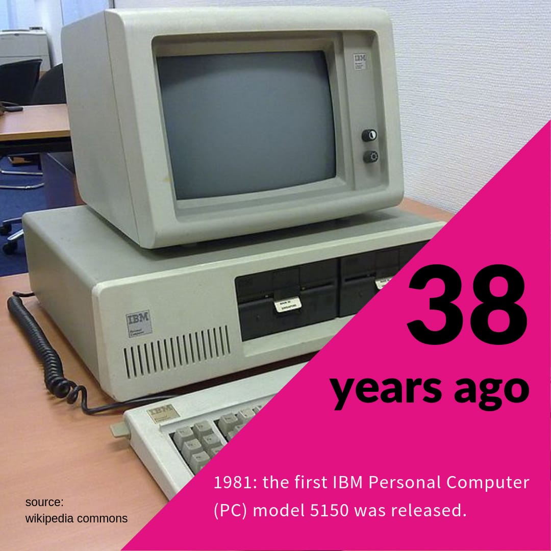 Symbiote - 38 years ago today, in 1981, the first IBM... | Facebook