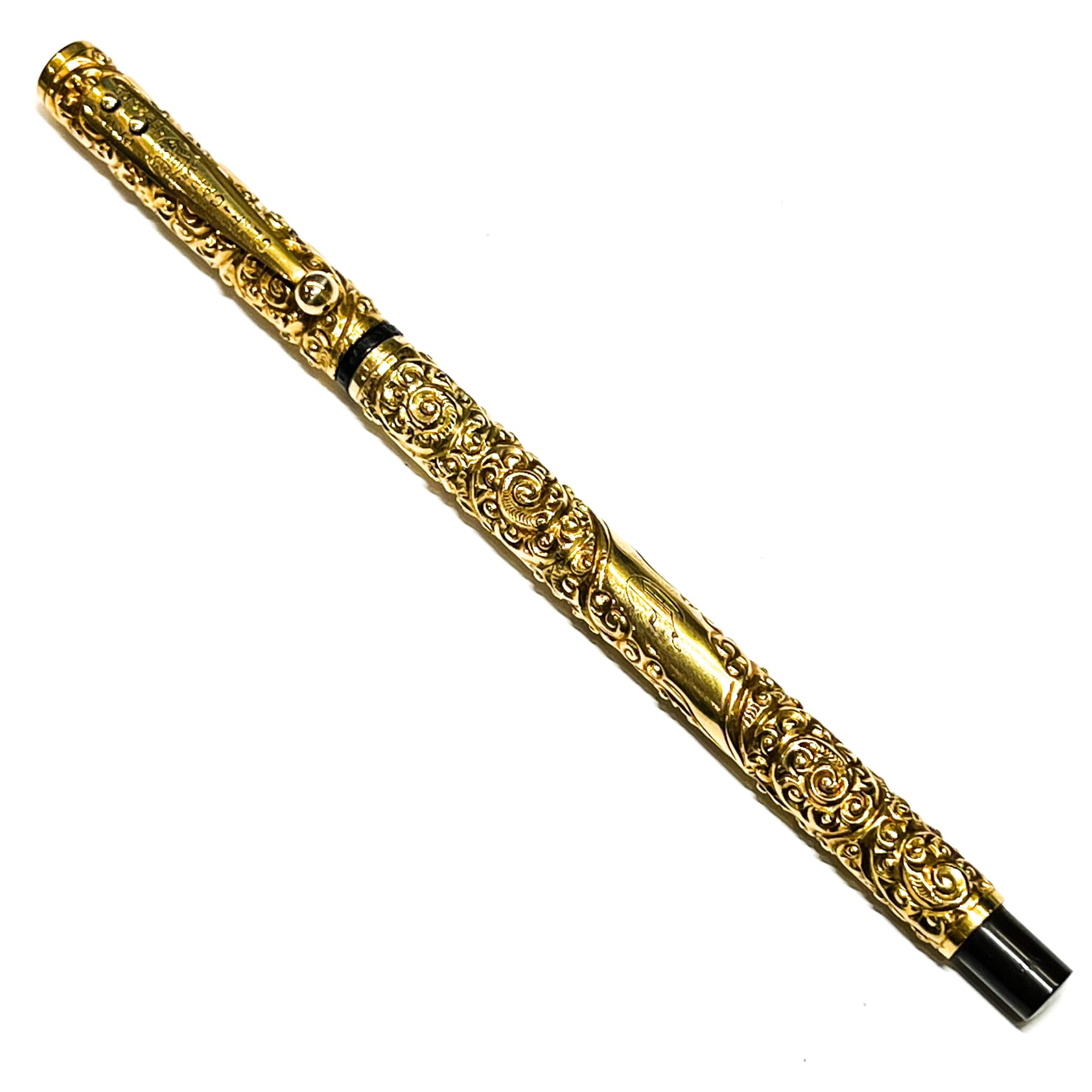 Waterman 0502 chased pattern fountain pen sold
