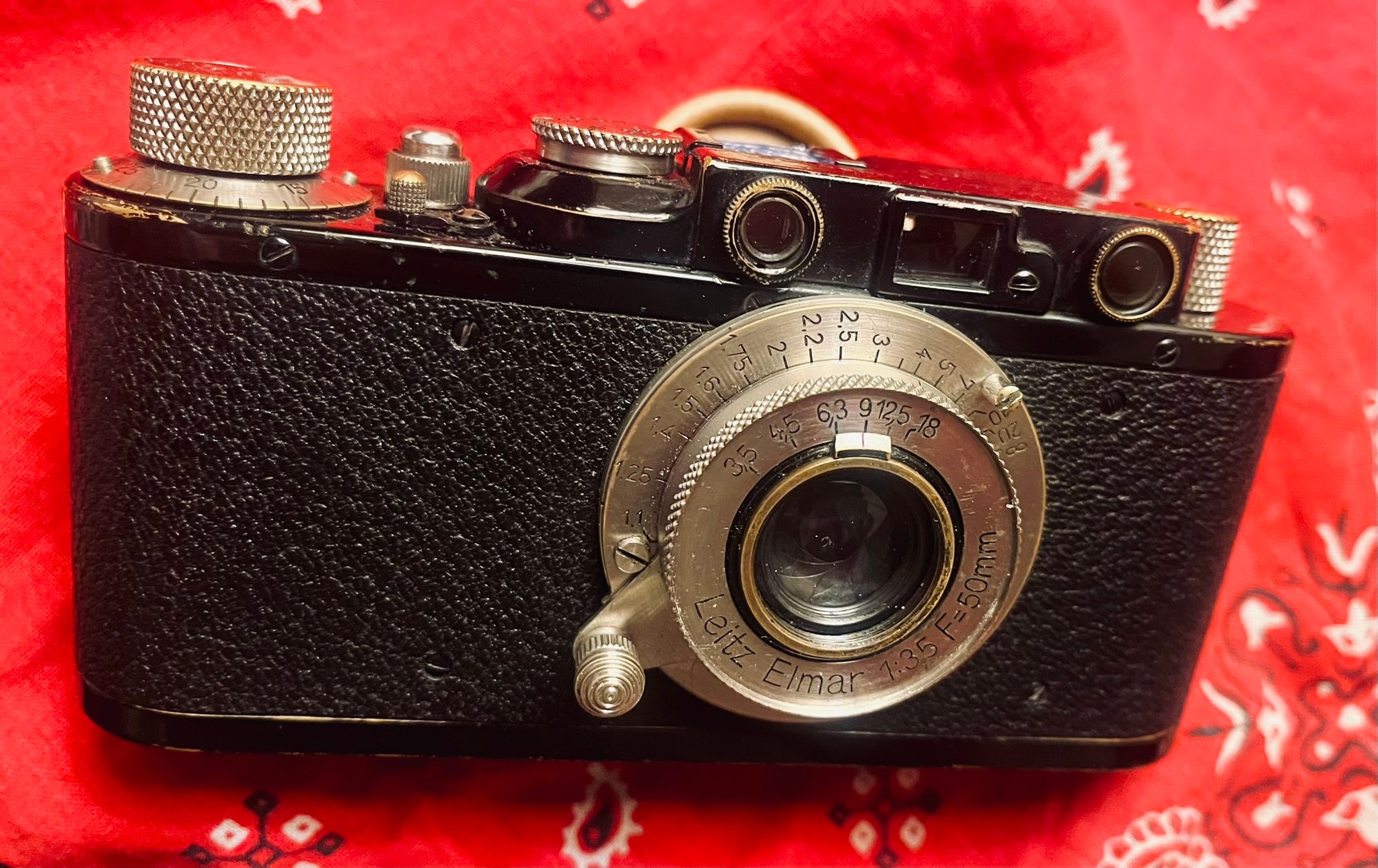 1932 Leica Leitz DII black paint camera treasure