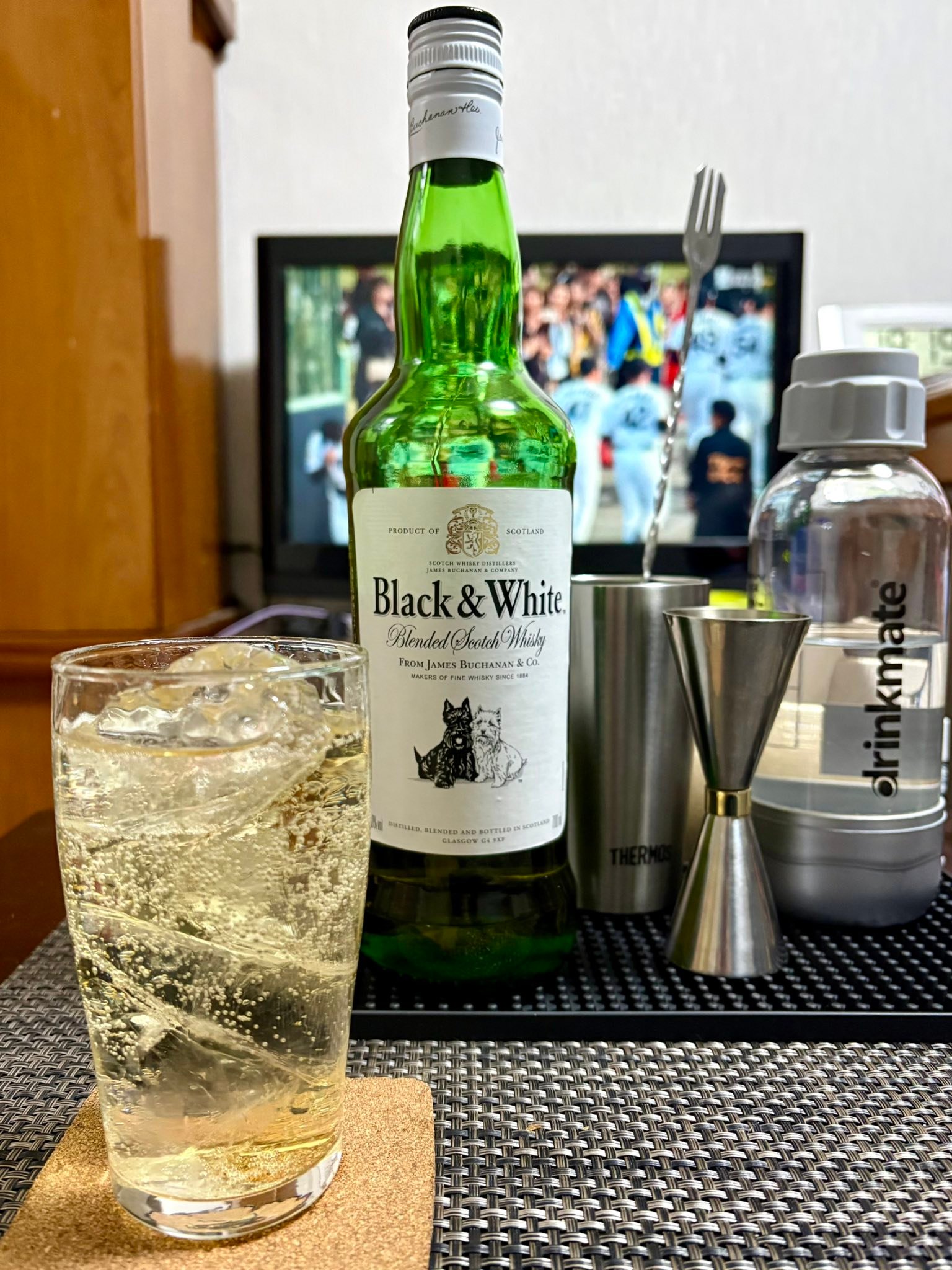 バーマット購入✨いい感じ😊
