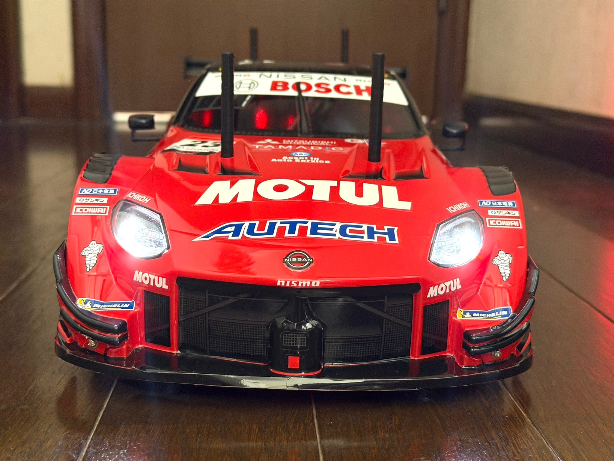 Motul autech z model with custom led lights
