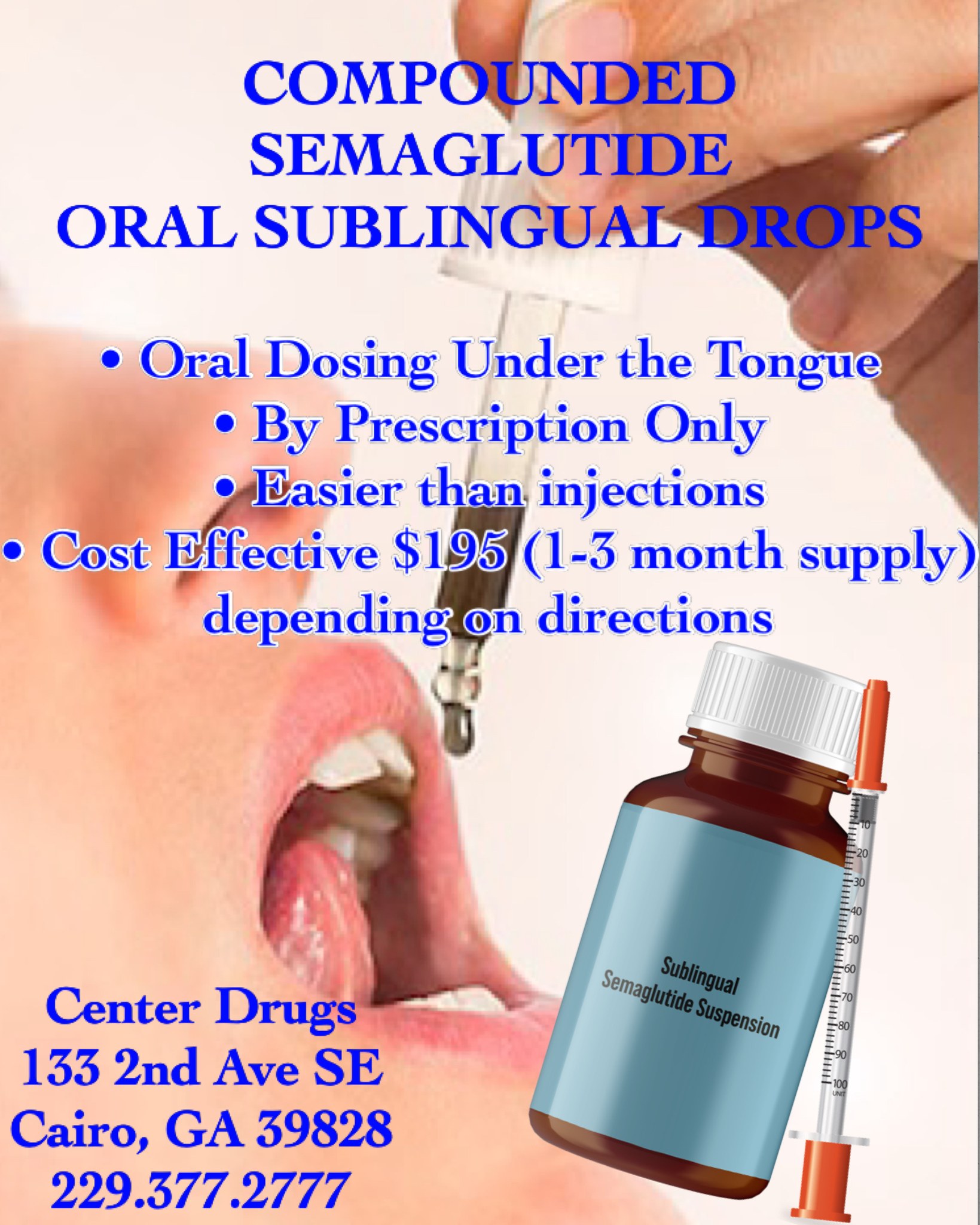 Compounded sublingual semaglutide absorption data