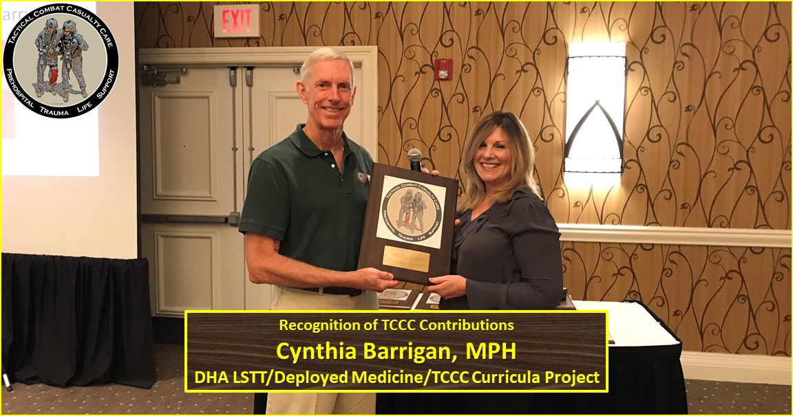 CoTCCC Awards and Recognition At the CoTCCC meeting last week in San ...