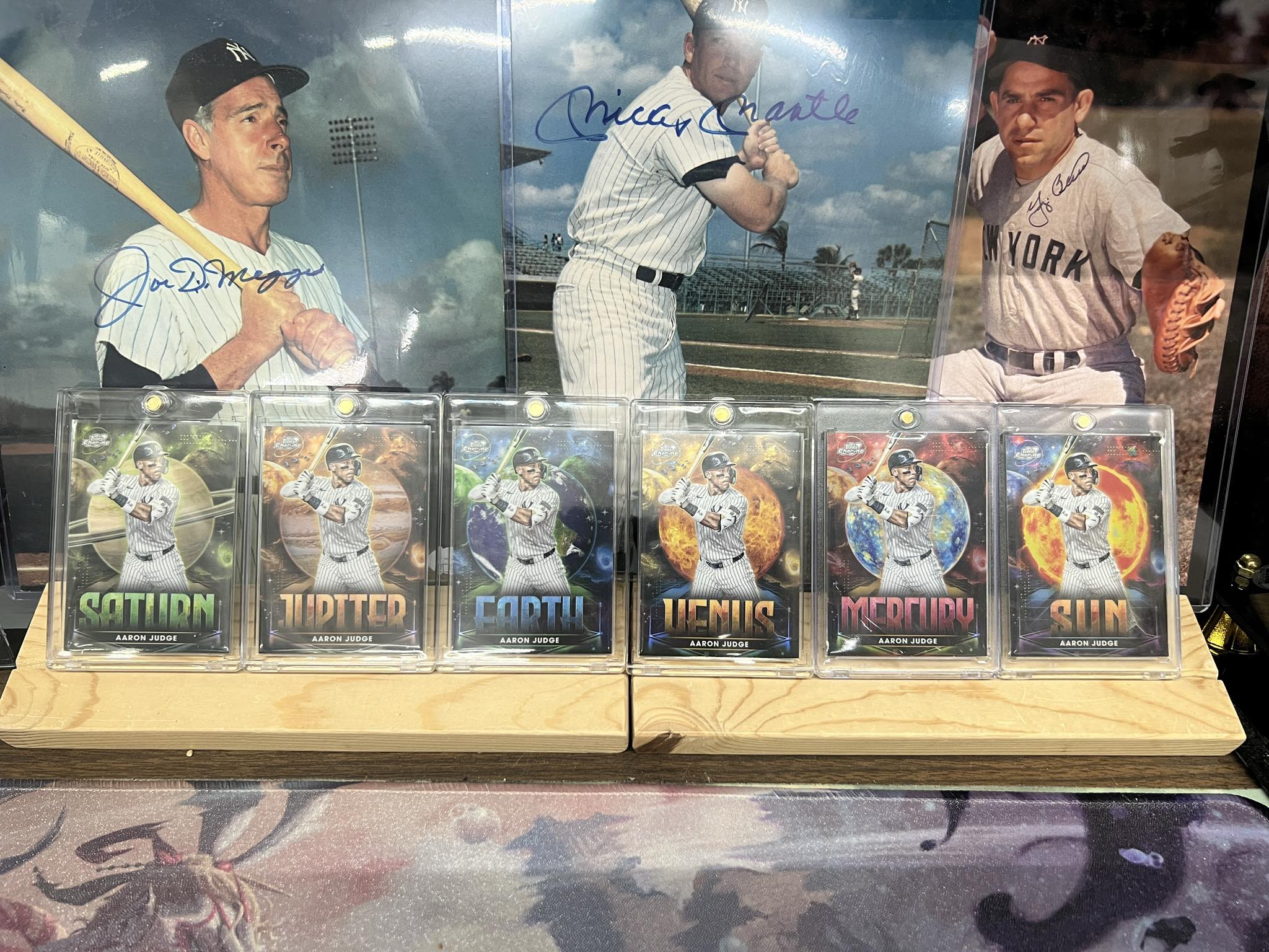 Rare 2025 Cosmic Chrome Baseball Card Featuring Aaron Judge