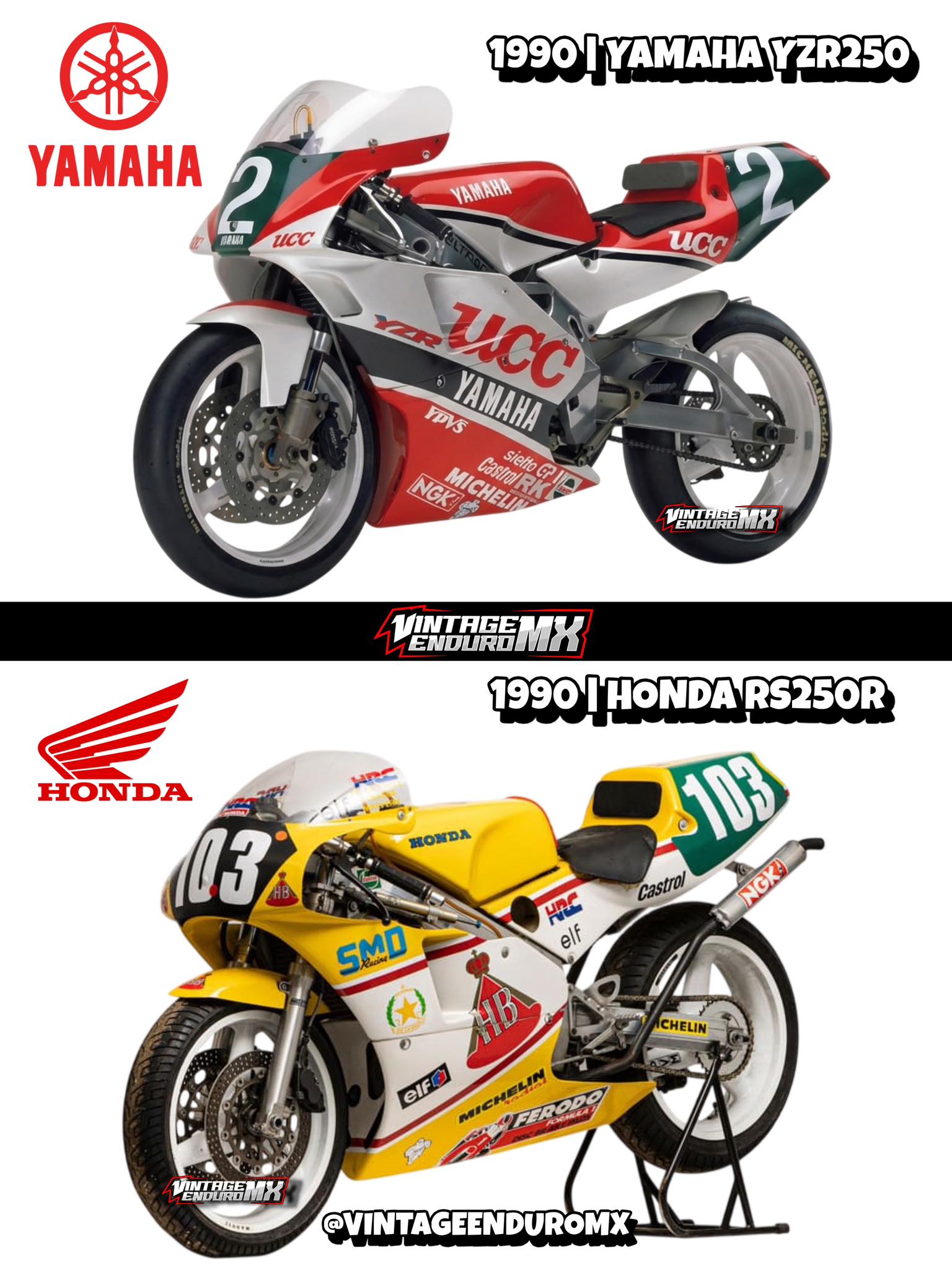 Two-cylinder sportbike manufacturers in the 90s