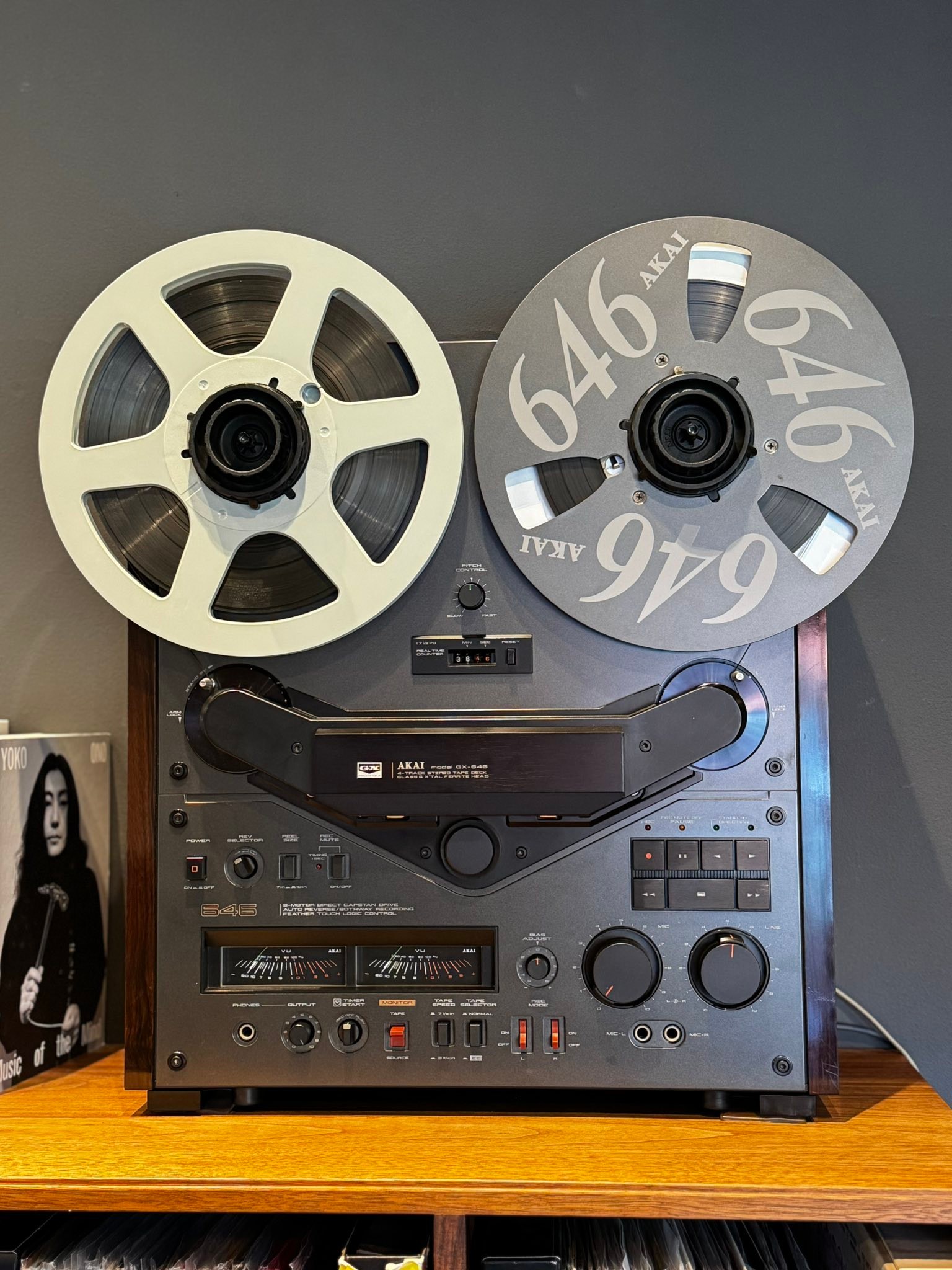 大村屋ラウンジに オープンリールデッキが来ました！ AKAI GX-646で