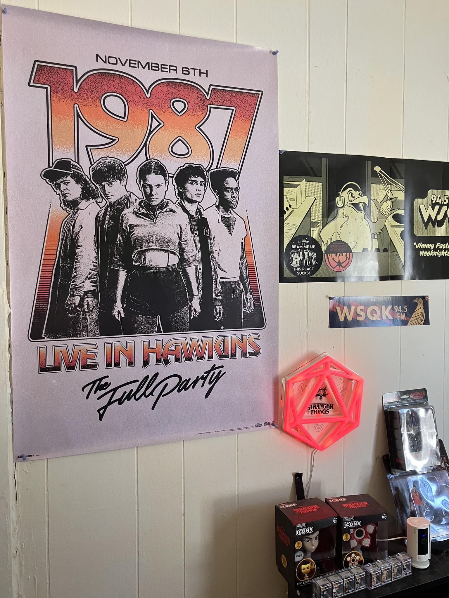 Another poster to add to my stranger things wall!