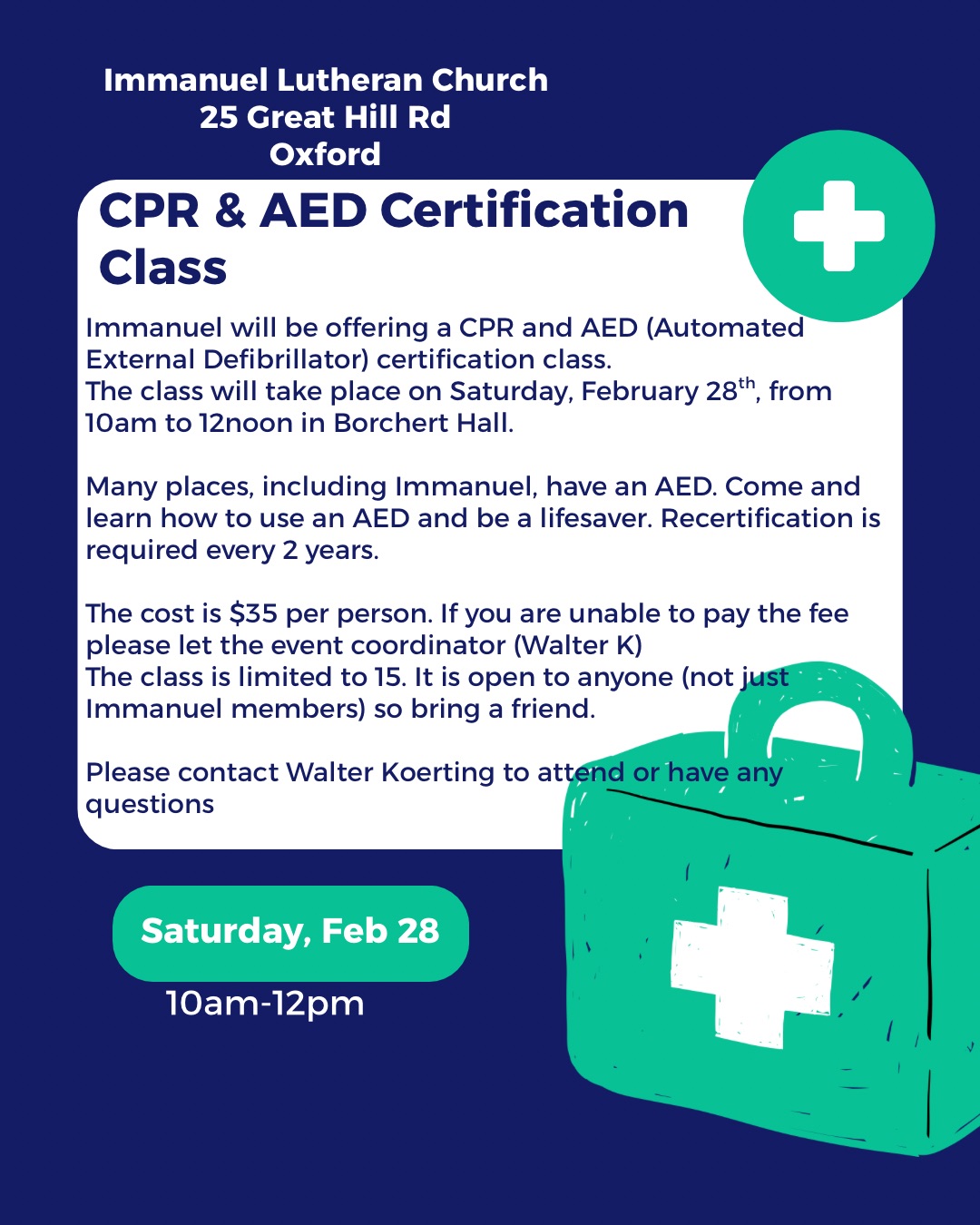 CPR & AED Certification Class
