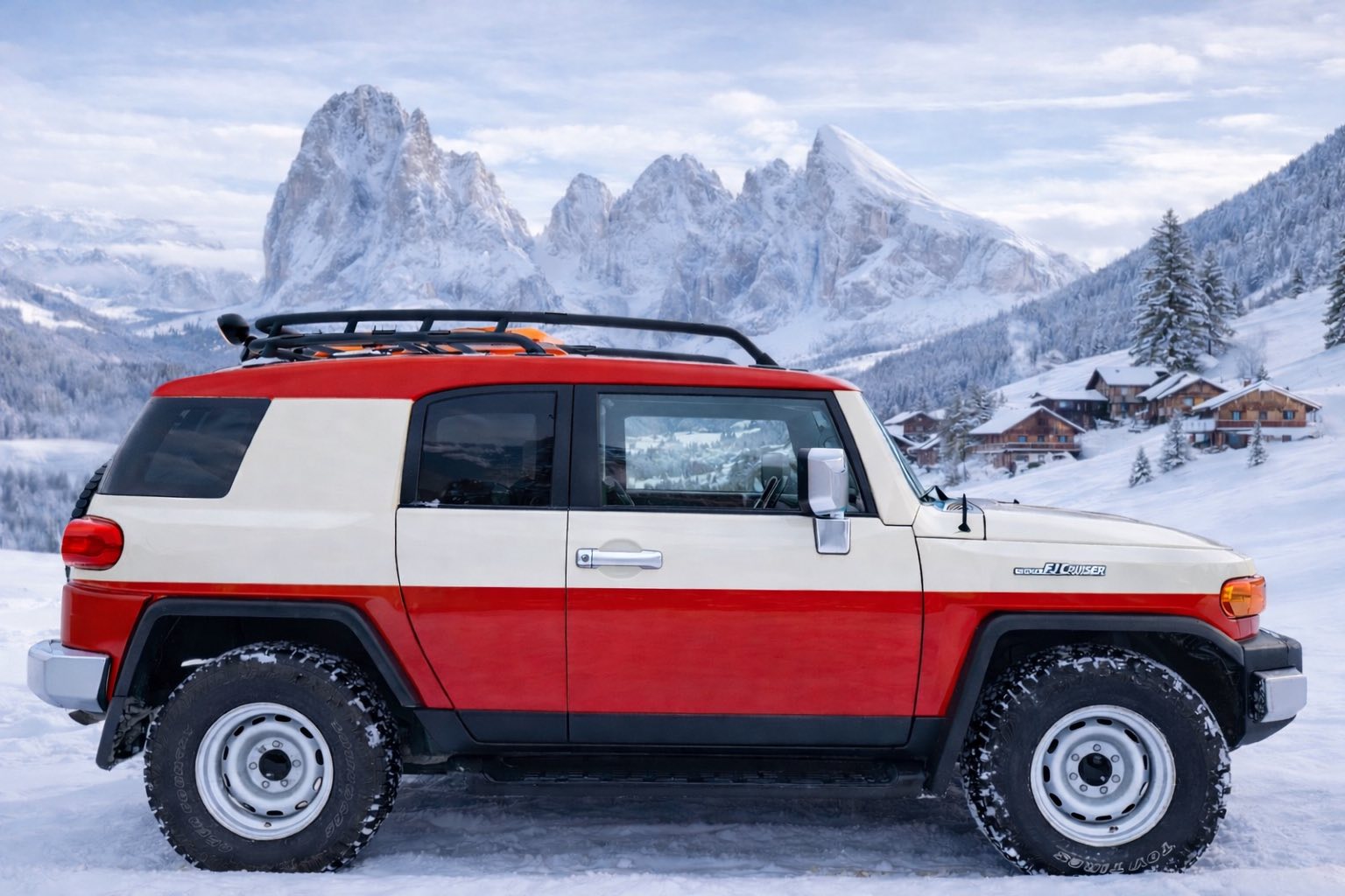 Completely inspired by the FJ55. Without buying one, I thought I'd