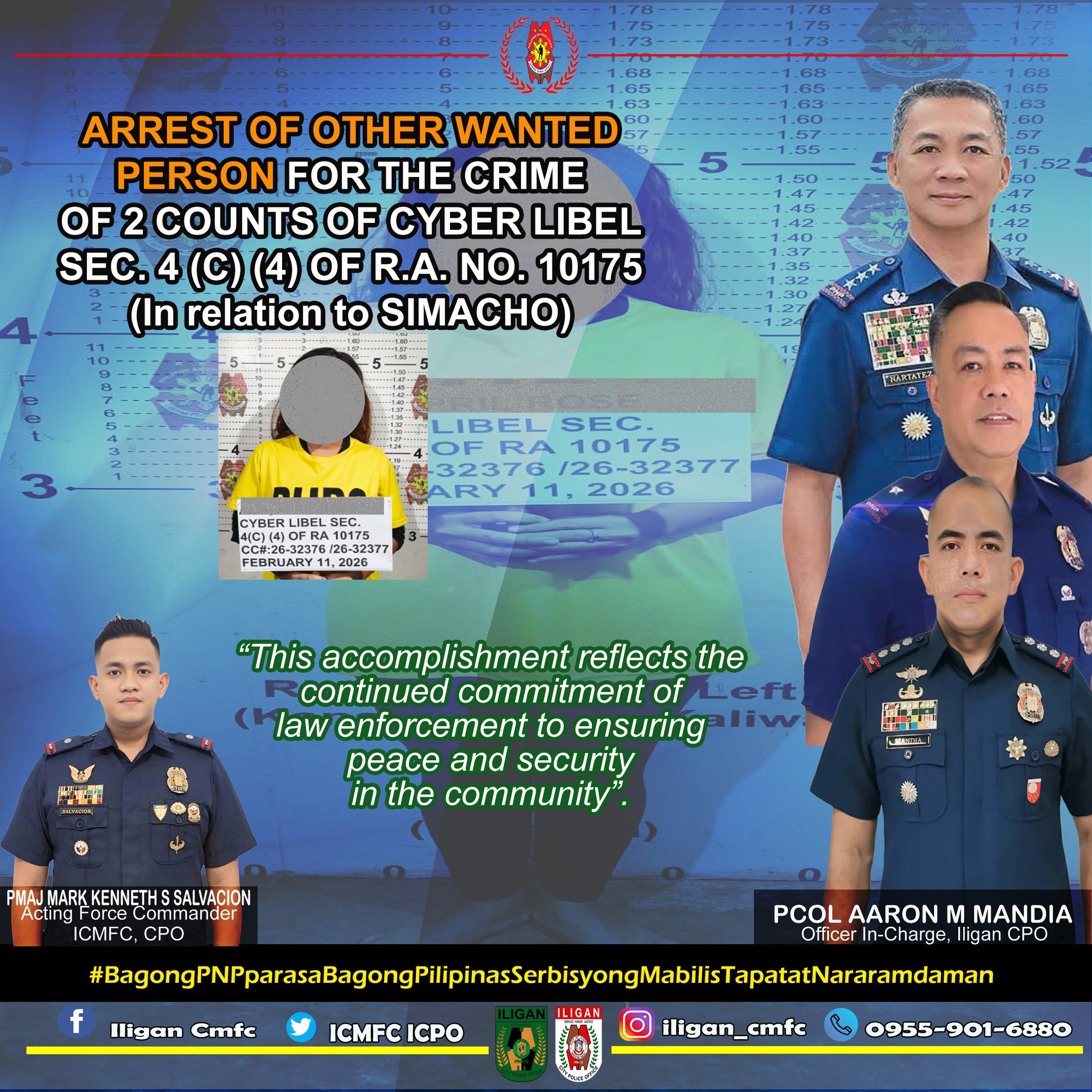 Iligan - At around 6:45 AM of February 11, 2026, a joint law ...