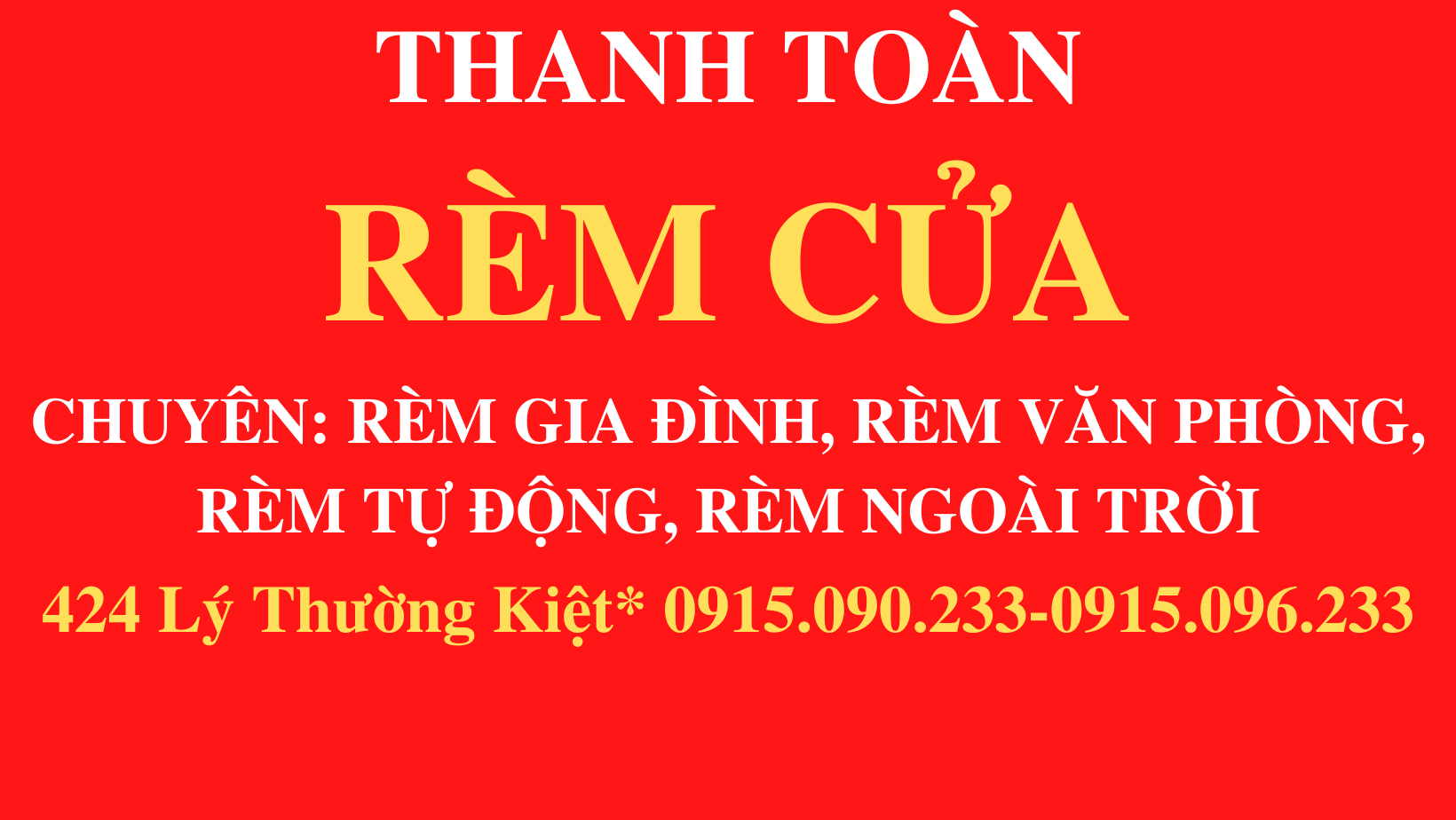 Rèm Thanh Toàn | Phu Ly