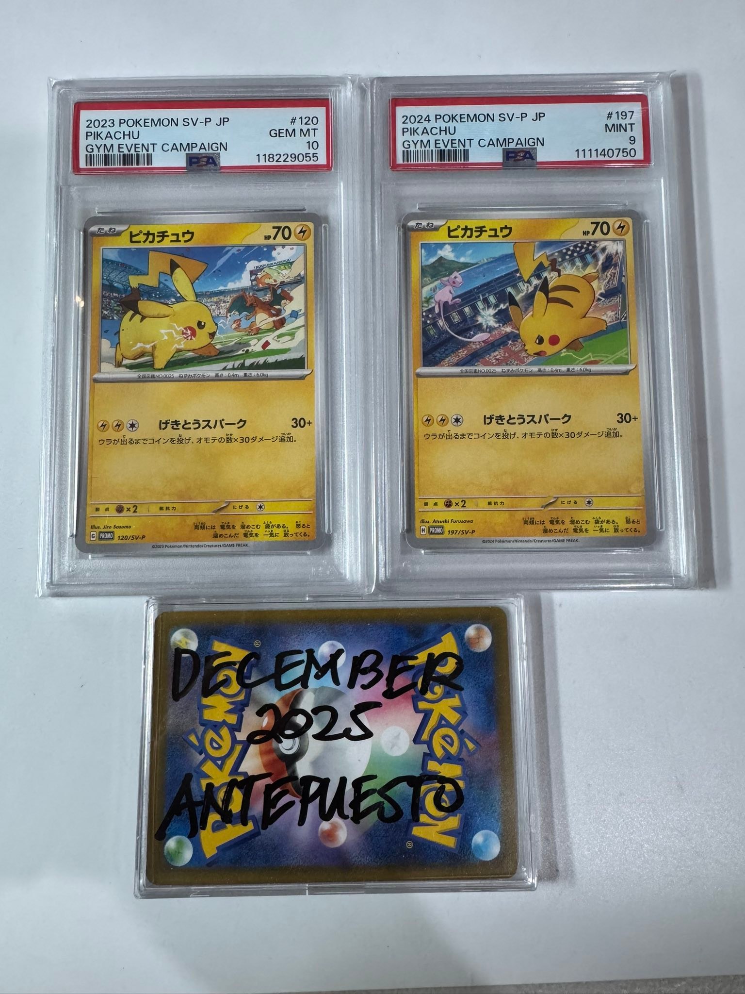 Pikachu gym event cards for sale