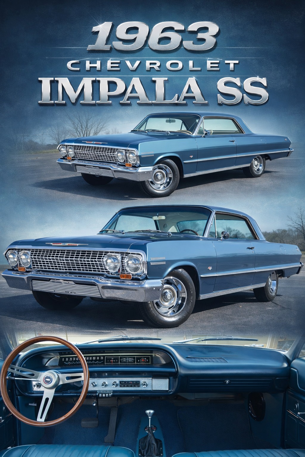 This 1963 Impala is pure classic Chevy style. That long, sleek