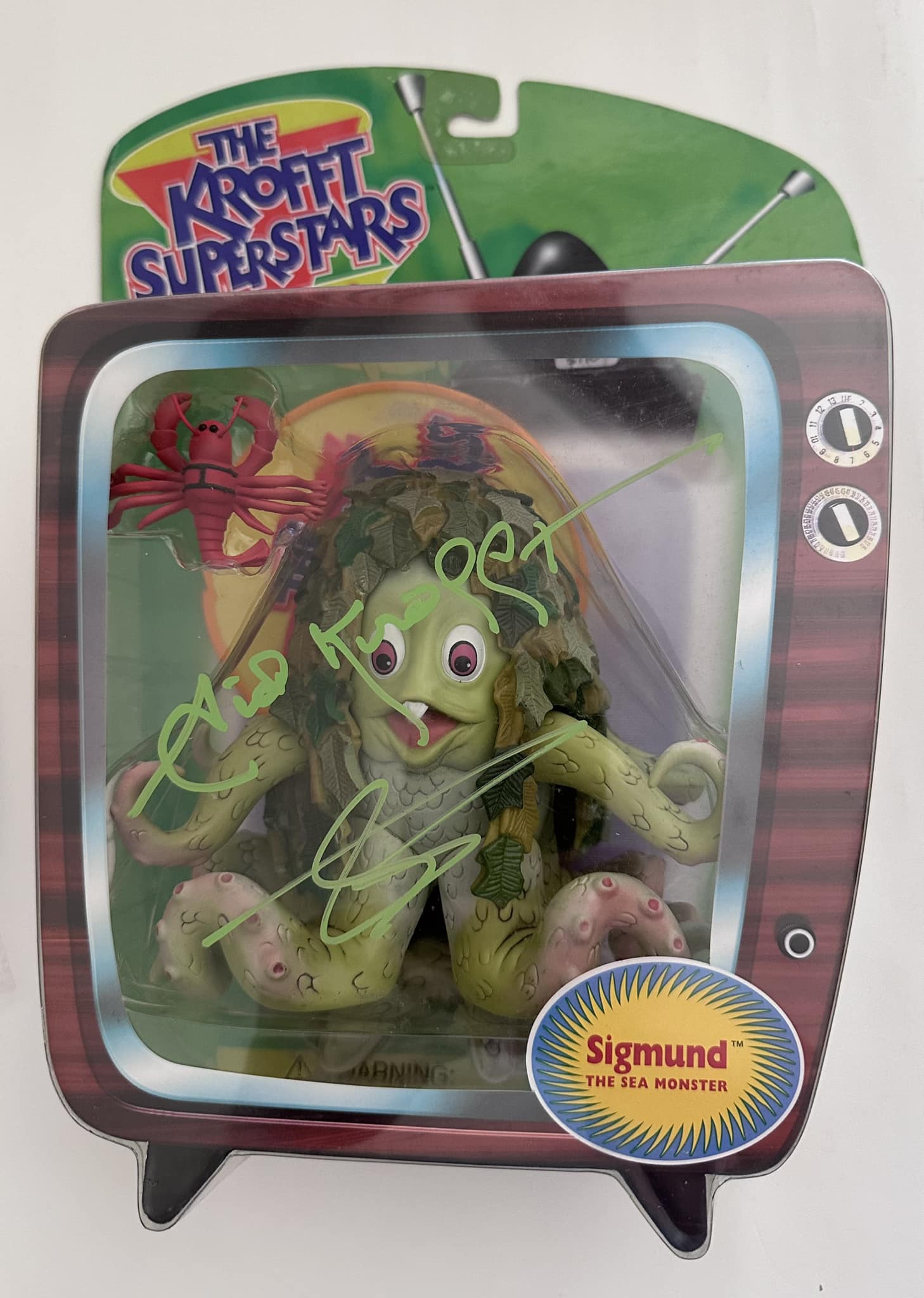 Sid Krofft signed Sigmund collectible found