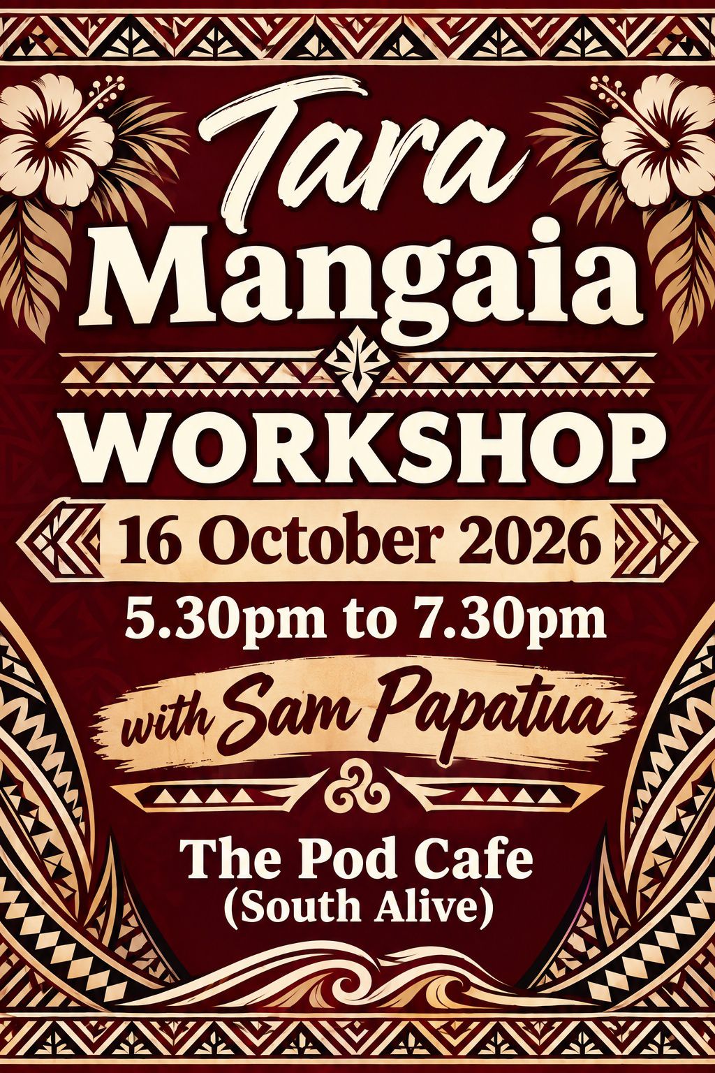 Tara Mangaia with Sam