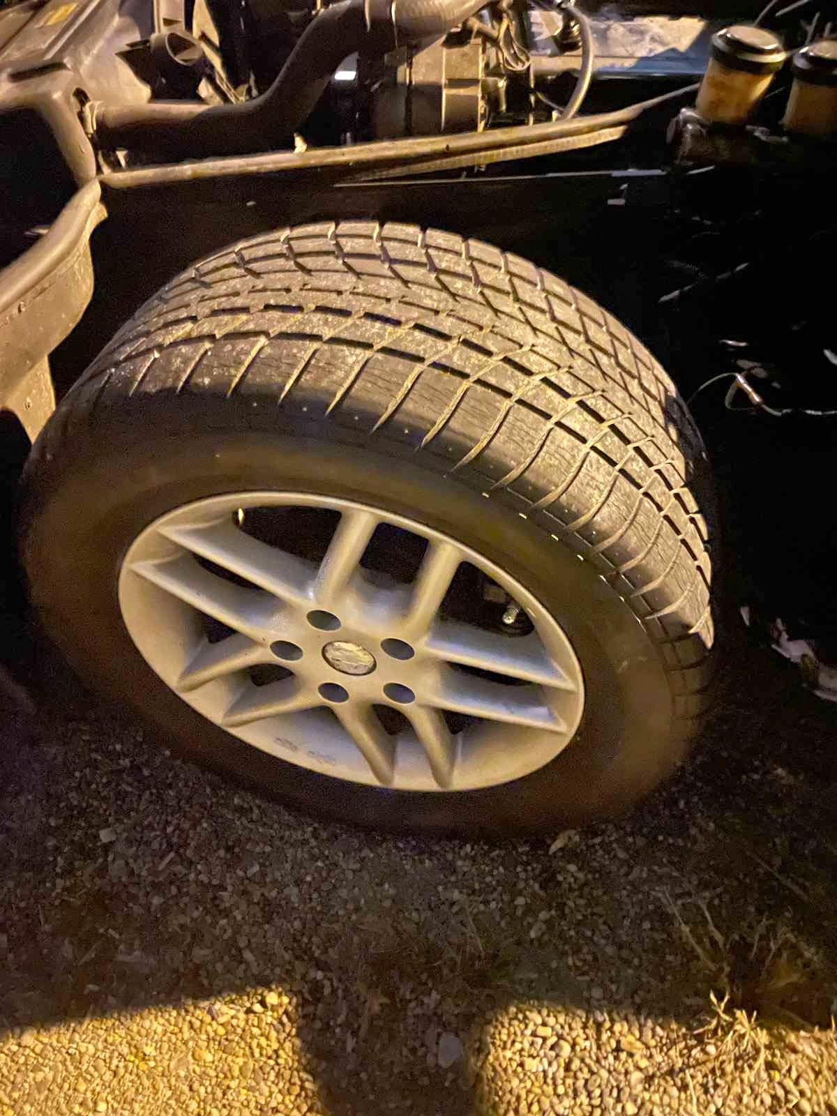 Rum off 84 Corvette good tires and rims 400obo - Car Wheels, Tires ...