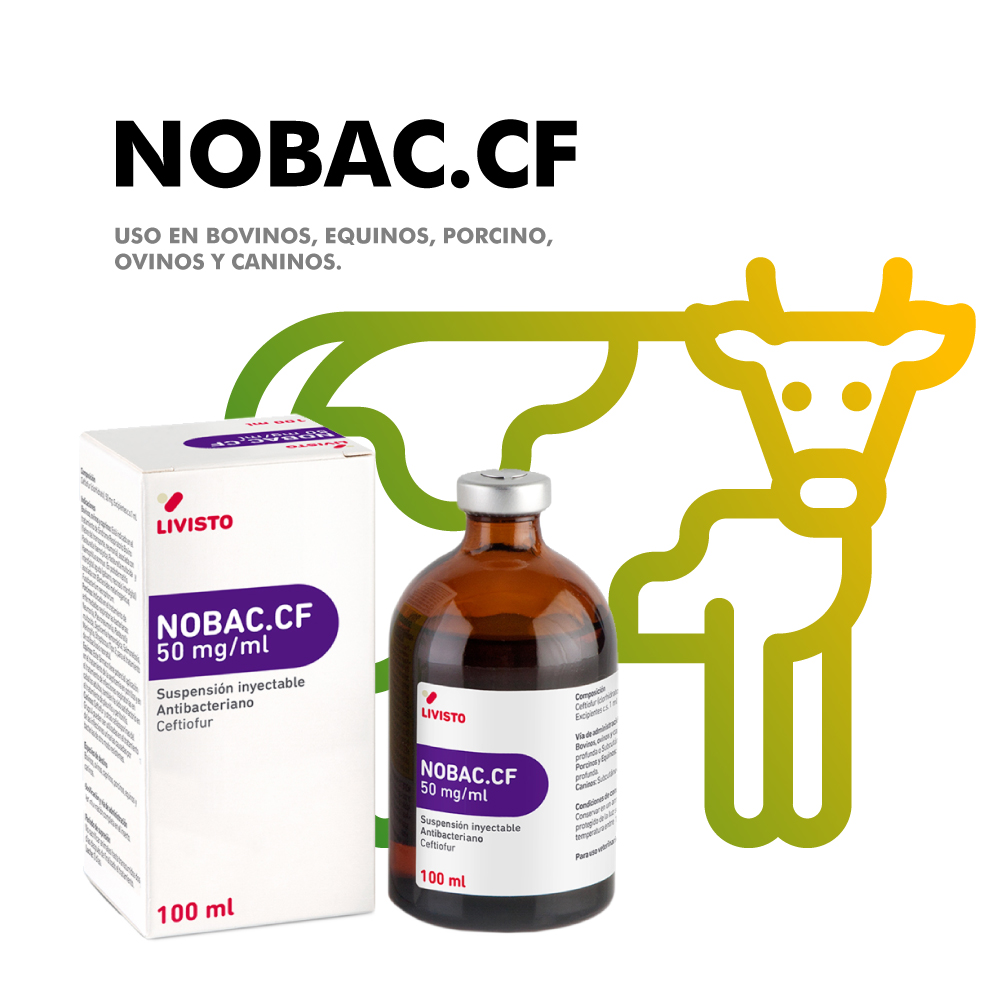 Ruralvet SA - NOBAC.CF - Antibiotico 🐮🐑🐐 En bovinos,...
