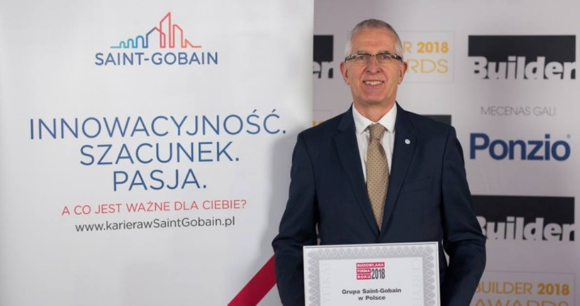 Saint-Gobain - Podczas gali wręczenia nagród miesięcznika Builder Grupa ...