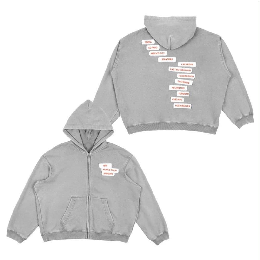 Trading gray BTS hoodie for charcoal hoodie in LA | Orange County, CA
