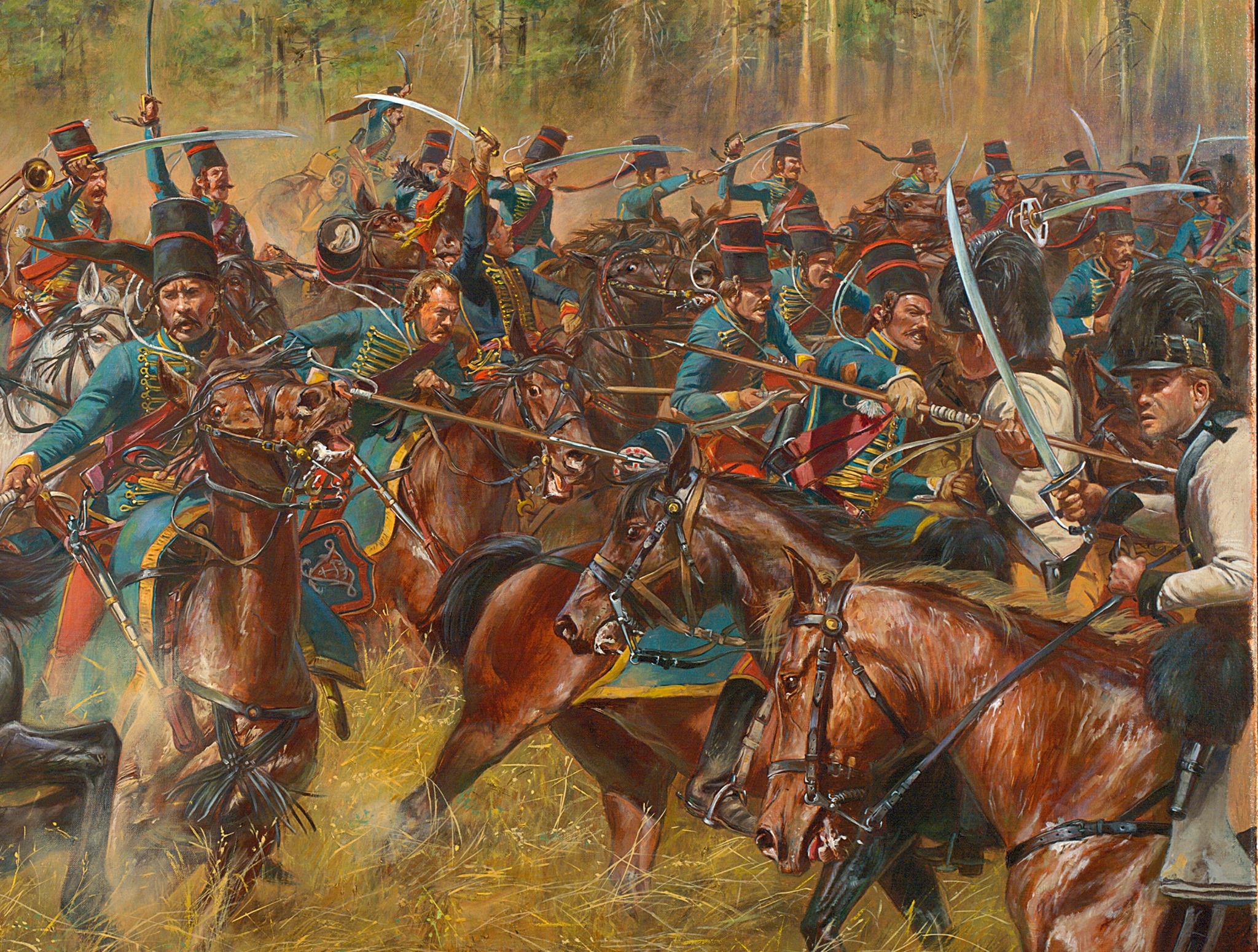 Don - Detail from the battle of the Hook which took place near ...