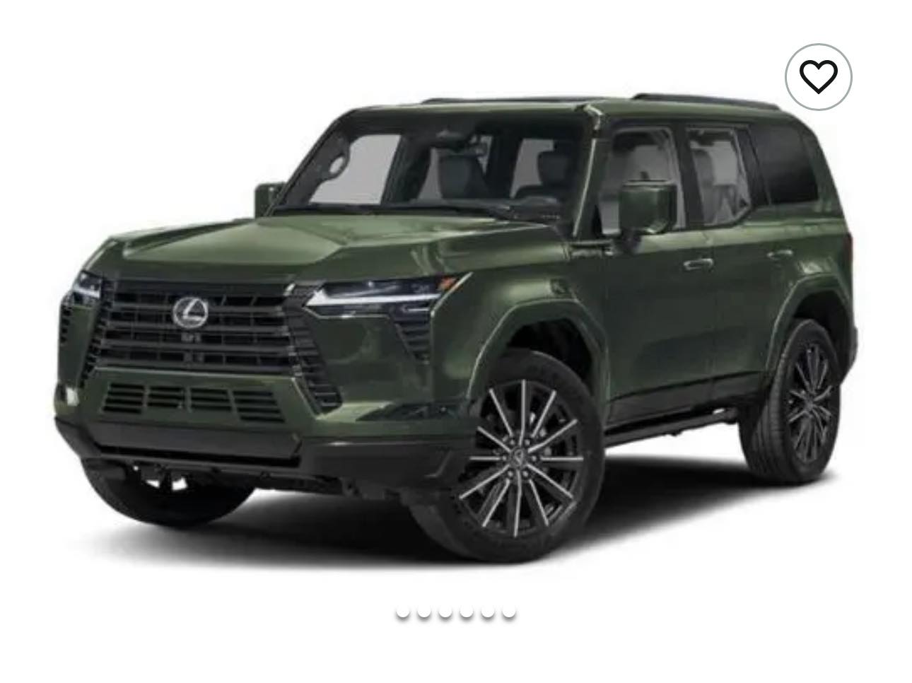 What are 2026 Lexus GX550 options with Nori Green and Luxury package?