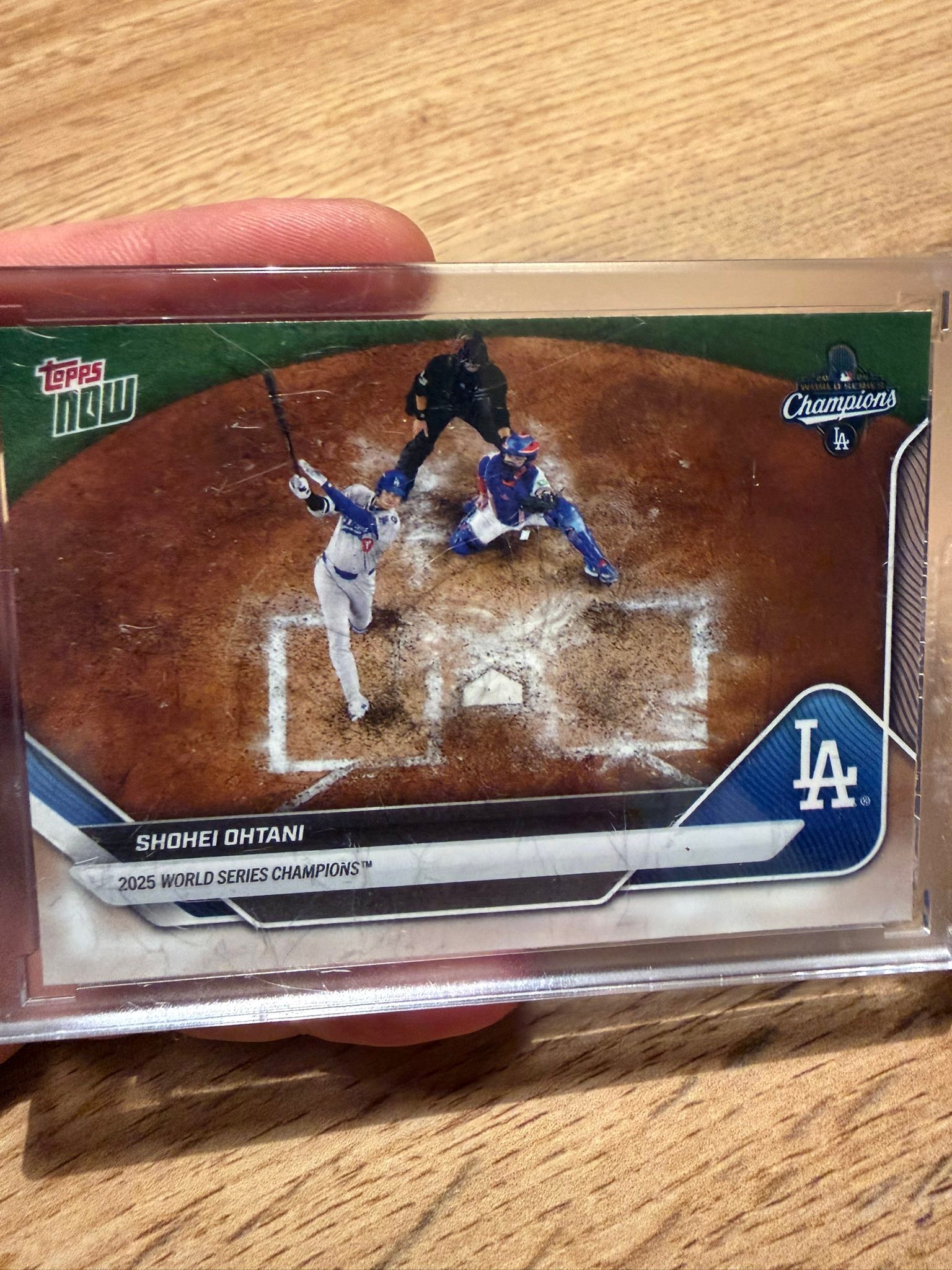 Just pulled! Topp Now World Series Champions SSP Shohei Ohtani ?