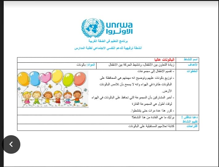 مدرسة مدرسة بنات الخليل الأساسية البرلمان الطلابي