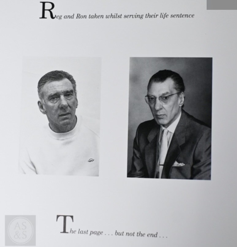 THE KRAY BROTHERS | Hi, I have just acquired a copy of the Kray ...