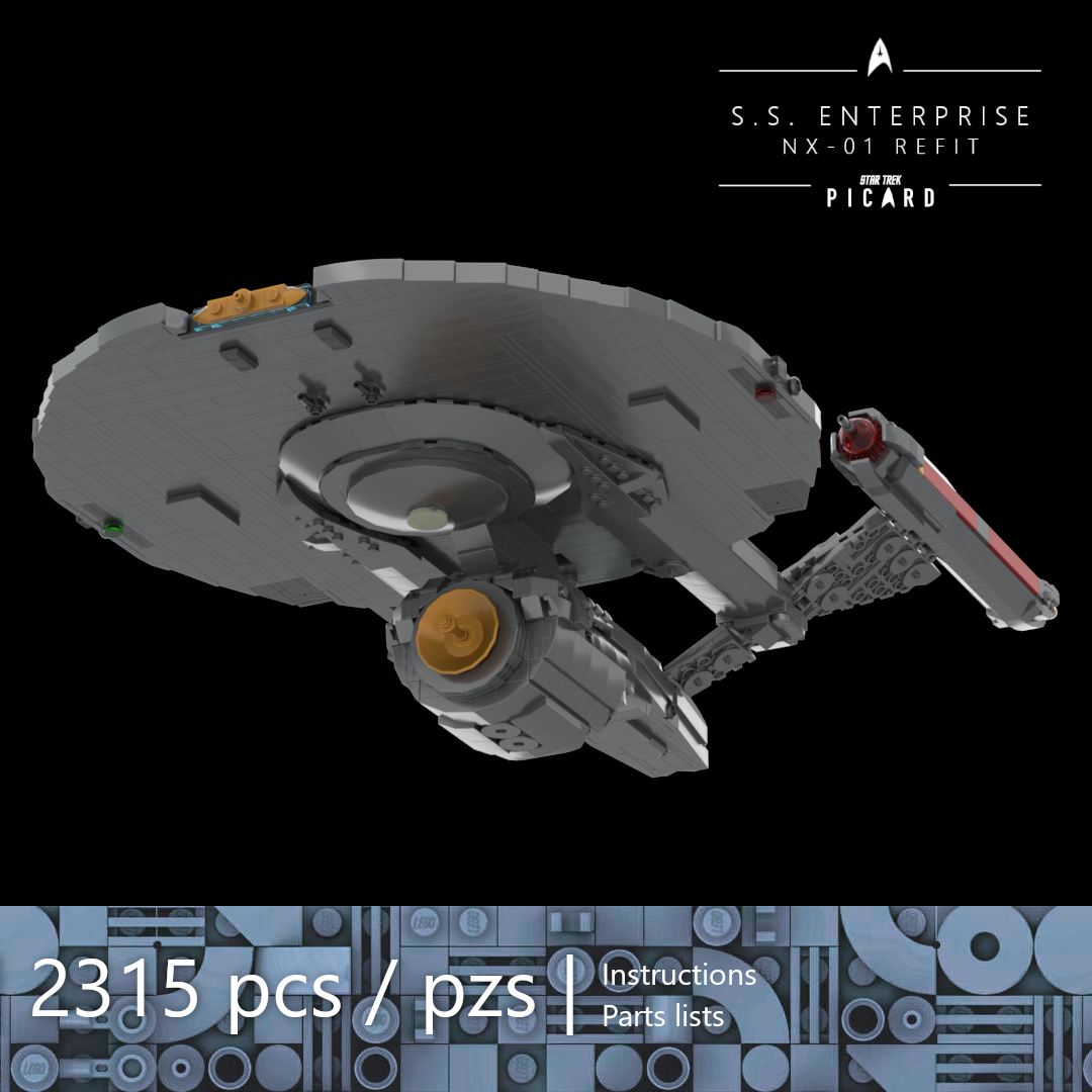 Star Trek Starships Special S.S. Enterprise NX-01 Refit Die-Cast Metal Vehicle with Magazine #6