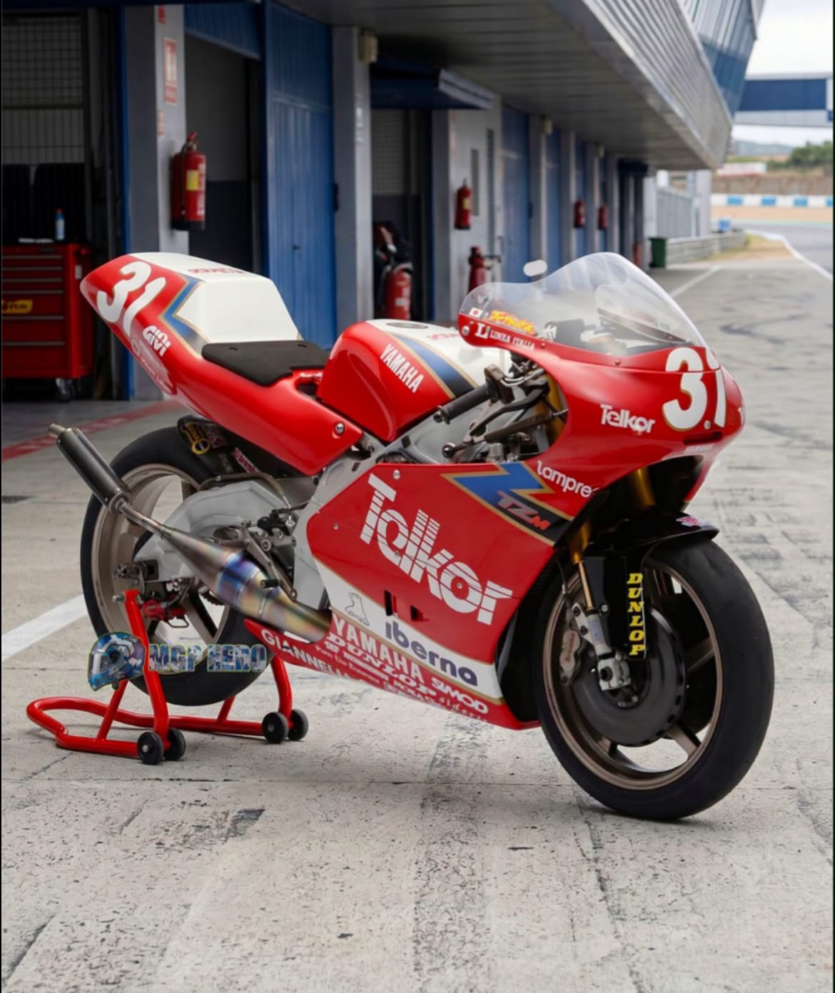 Tetsuya Harada's 1993 WGP 250cc Champion Motorcycle: TZ250M (OWF3