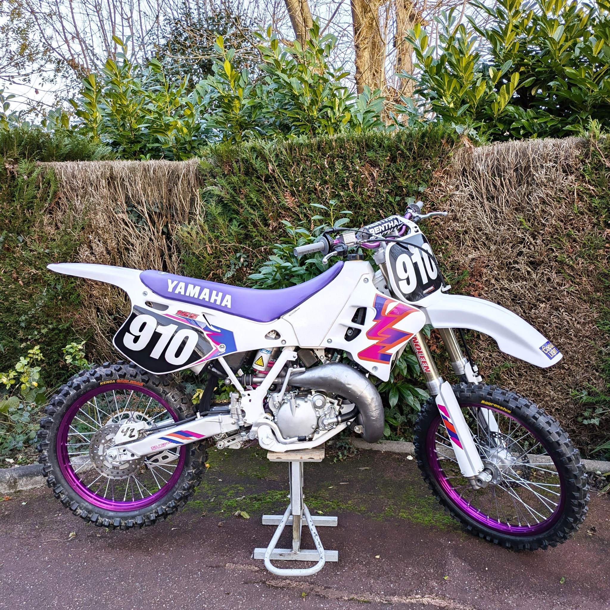 1995 Yamaha YZ125 with Carson Brown's 1993 replica parts