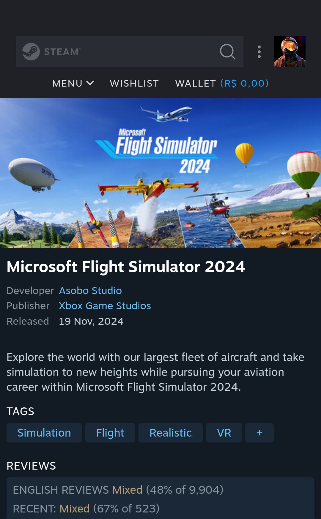 Microsoft Flight Simulator 2024 (Asobo Studio) | Does anyone have ...