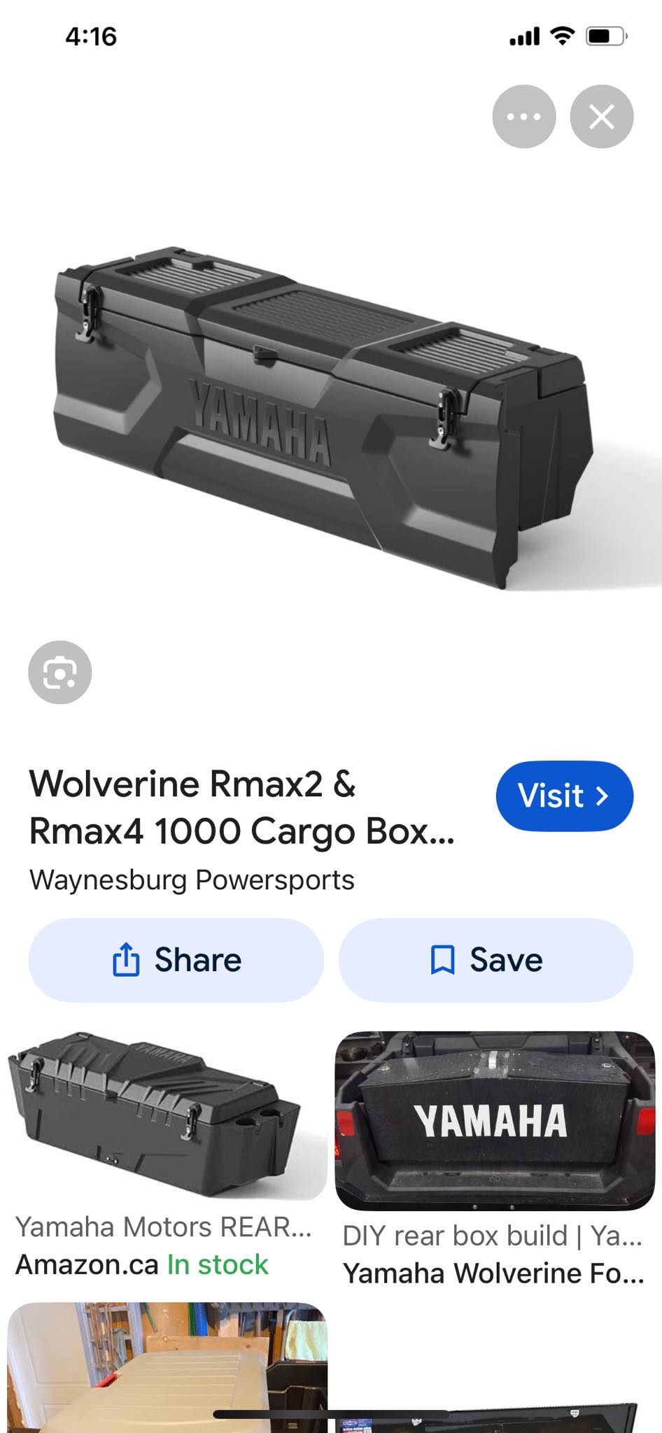 Yamaha Rmax 4 Owners Group | Wondering if a rifle would fit inside this ...
