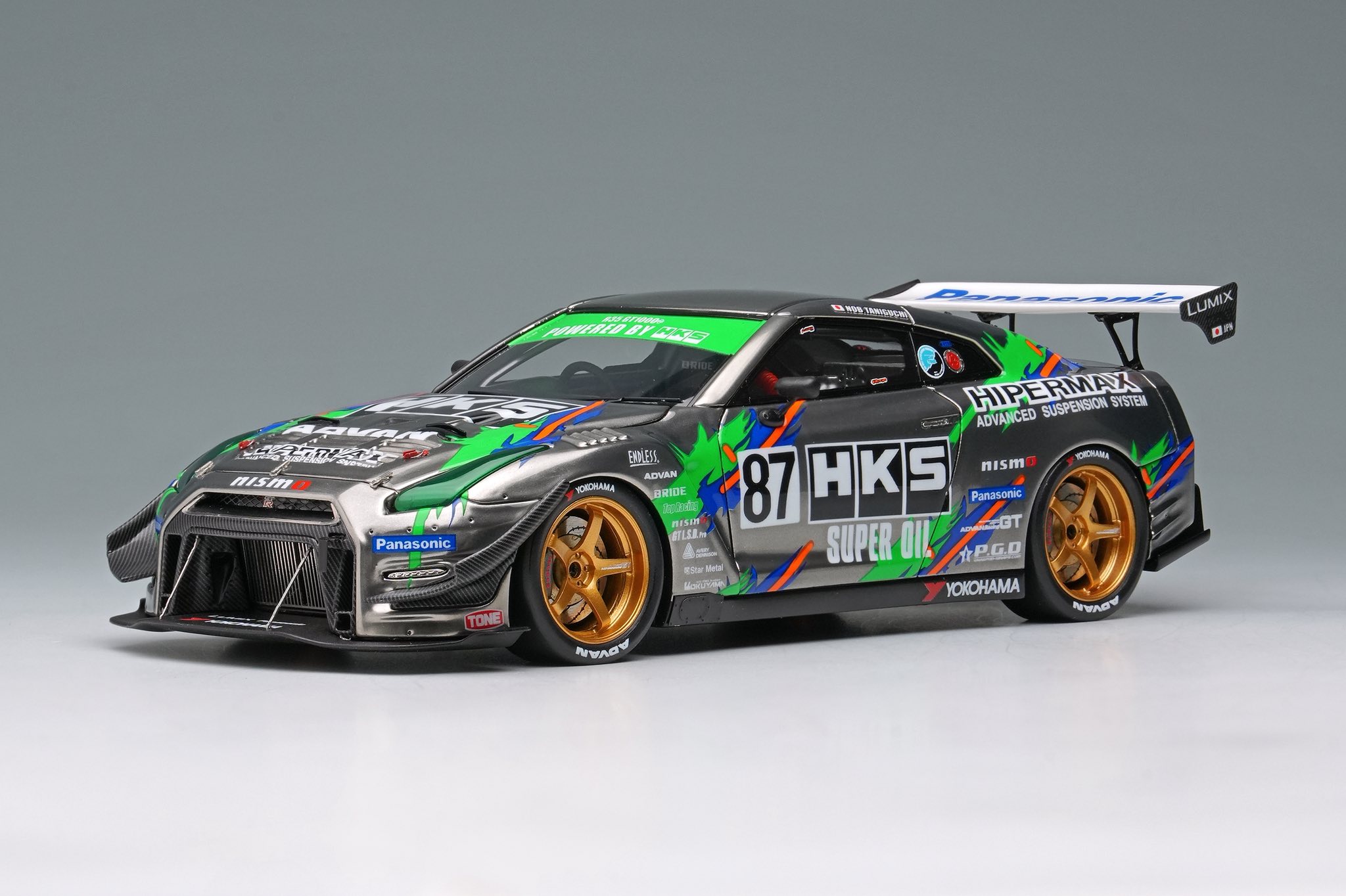 NOS R33 SKYLINE GT-R comical lexan body, by North Craft J. Sato
