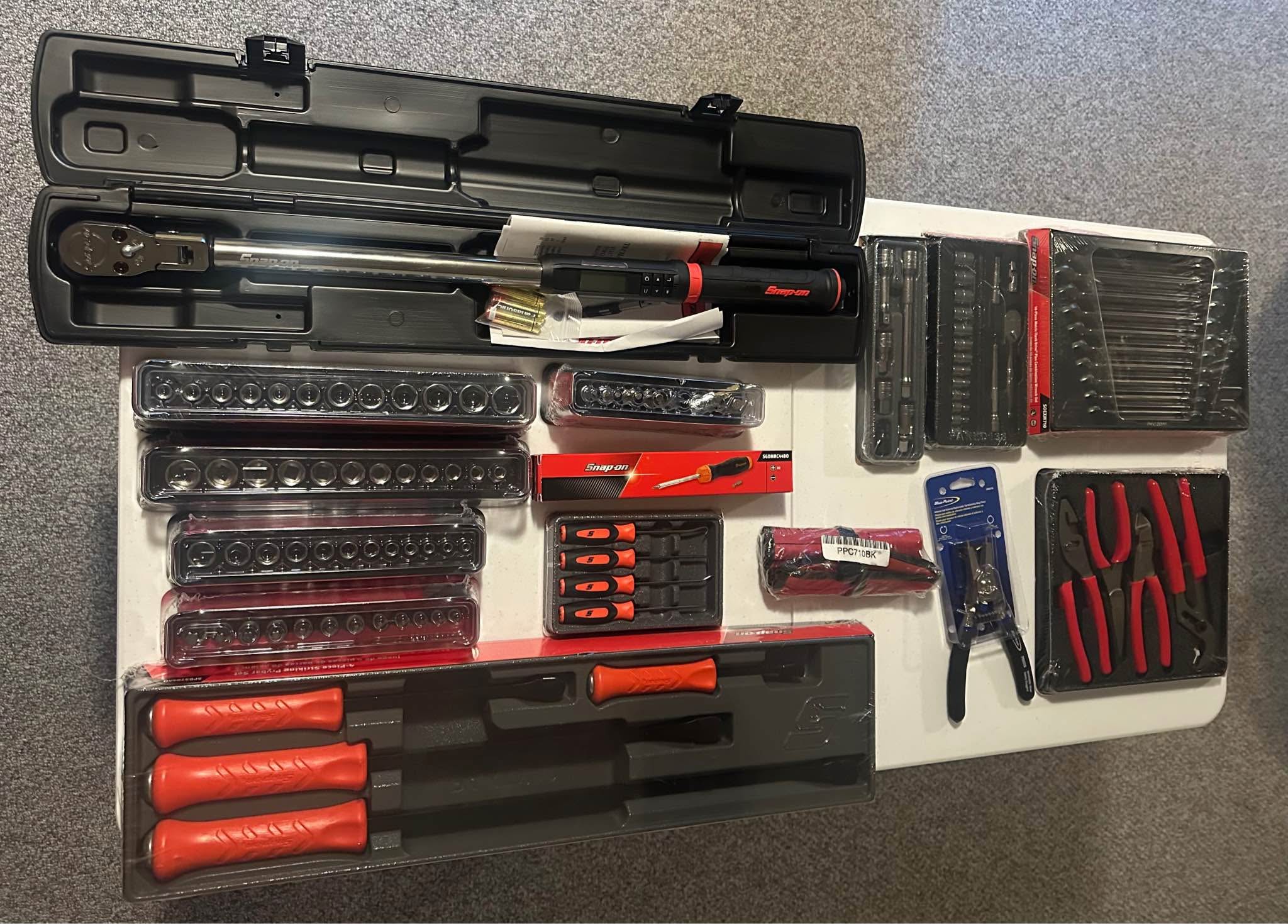 Brand new Snap On atom block sets for sale