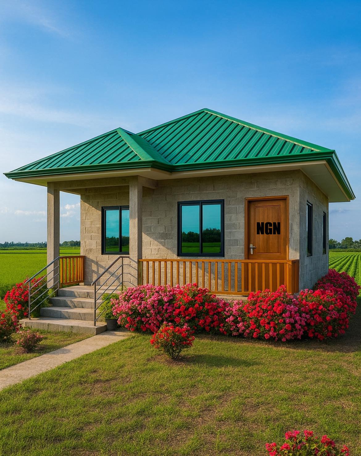 Nathaniel - 🇵🇭A modern countryside bungalow built with solid concrete ...