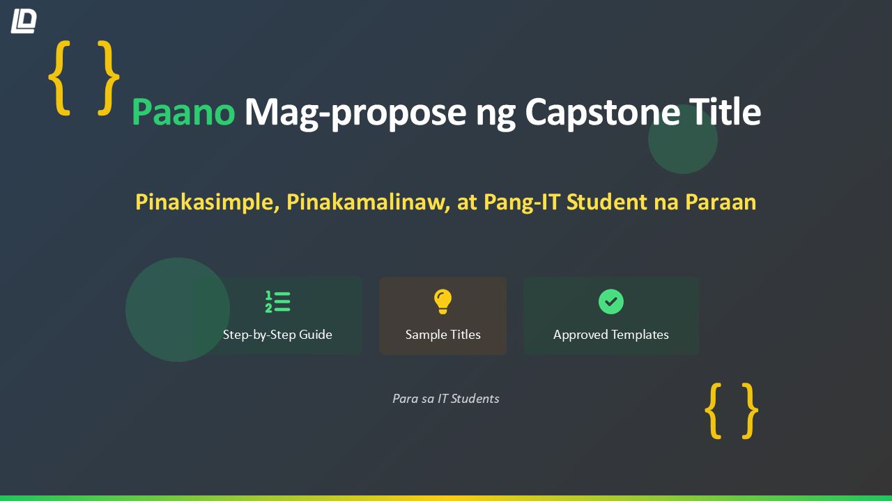 Programming Philippines | IT STUDENTS! Hirap pa rin mag-isip ng ...