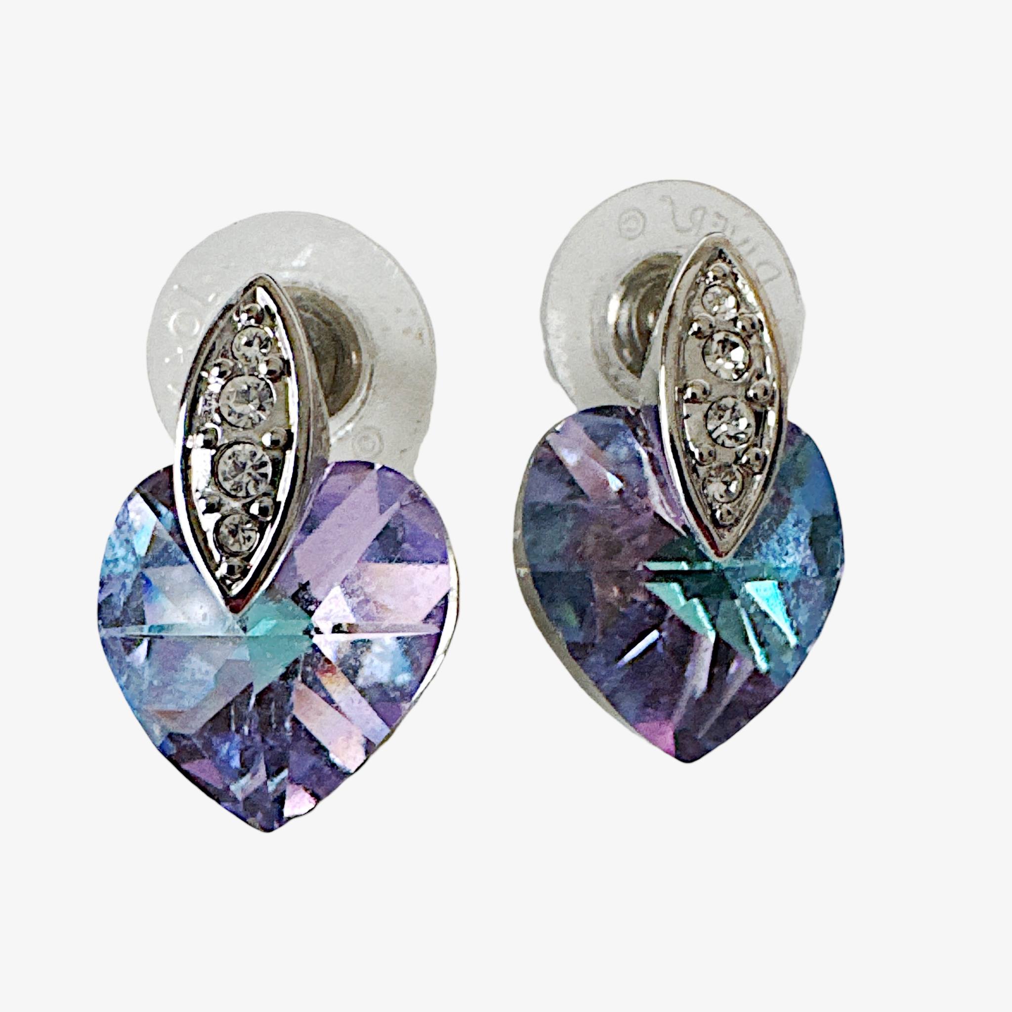 Set Di 2 Orecchini Lunghi Joan Rivers - Disco Lucido In Argento E Oro, Stile Elegante