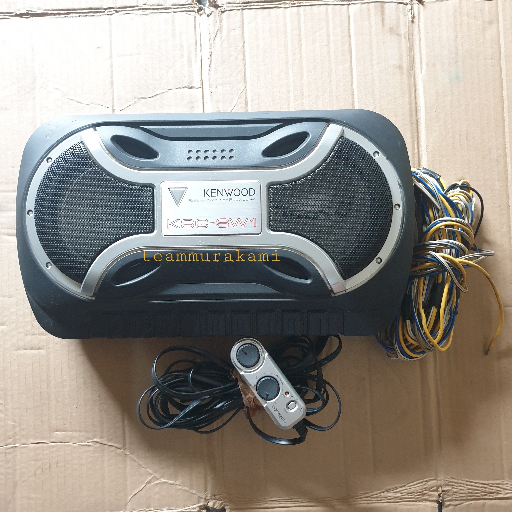 SOLD) Kenwood KSC-SW1 powered subwoofer japan surplus tested