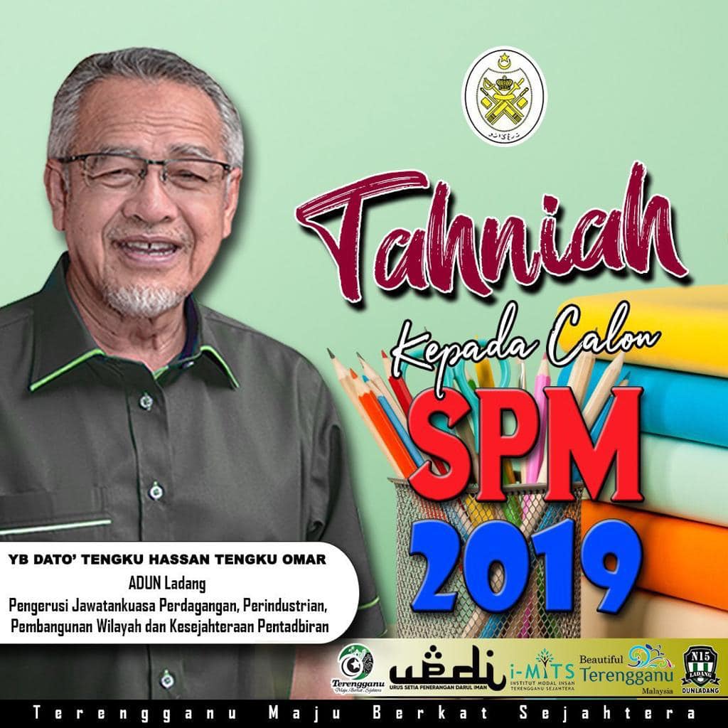 Dato Tengku Hassan Tengku Omar Tahniah Kepada Semua Pelajar Yang Mendapat Keputusan Peperiksaan Spm Pada Hari Ini Semoga Lebih Maju Jaya Pada Masa Akan Datang Insha Allah Datokuhassan Terengganu Terengganumajuberkatsejahtera Updi