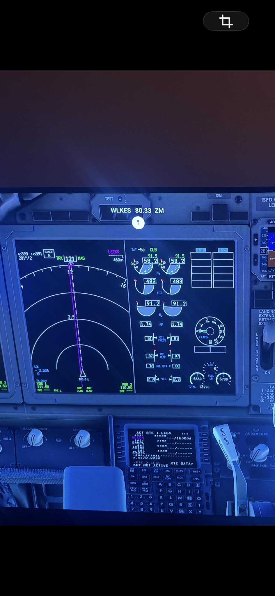 Hello guys, I have a question. I'm flying a Boeing 737-8 MAX and I