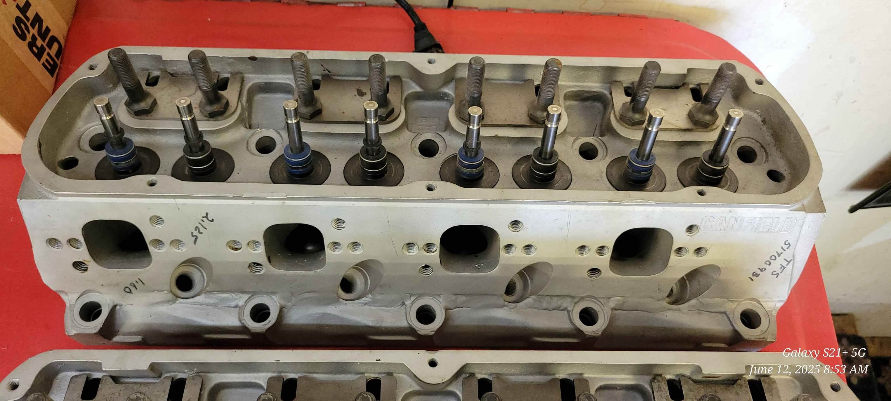 Billet heads with 101.6 mm bore and Autocraft style pin pattern