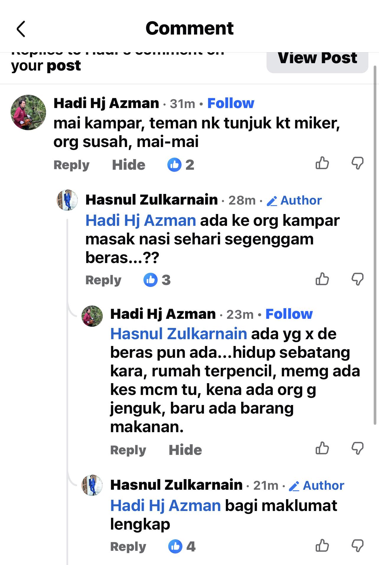 Penyelaras PAS Parlimen Kampar komen... - Hasnul Zulkarnain | Facebook