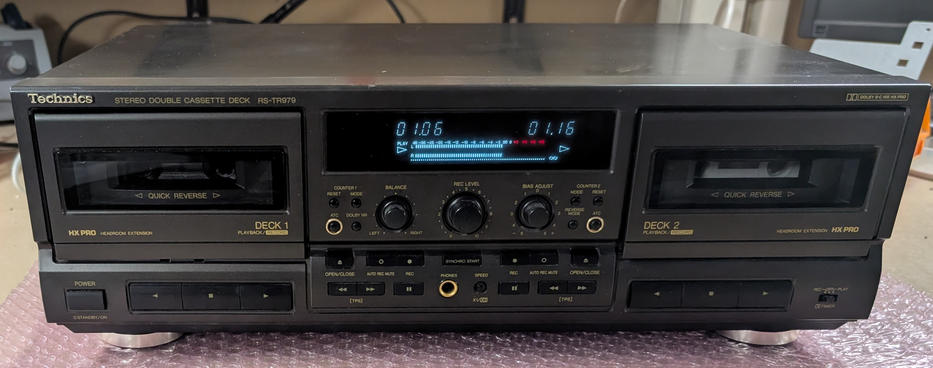 Technics RS-TR979 Price 400€ High-end double cassette deck