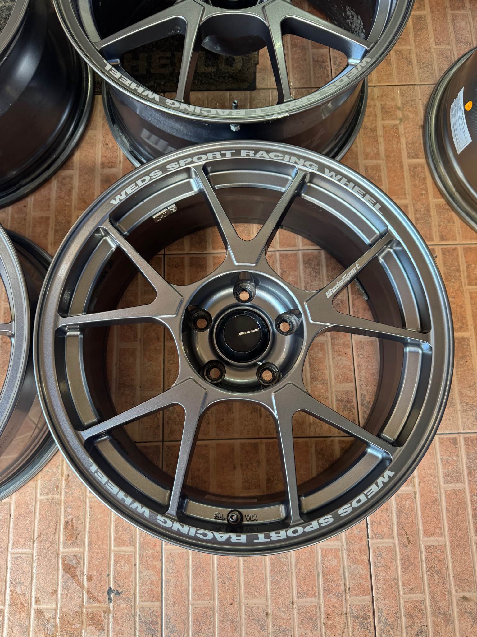 แม็กแท้ญี่ปุ่น🇯🇵 WedsSport TC005 ขอบ17“ 5รู114.3 เดิมๆ แห้งๆจากยุ่น ...